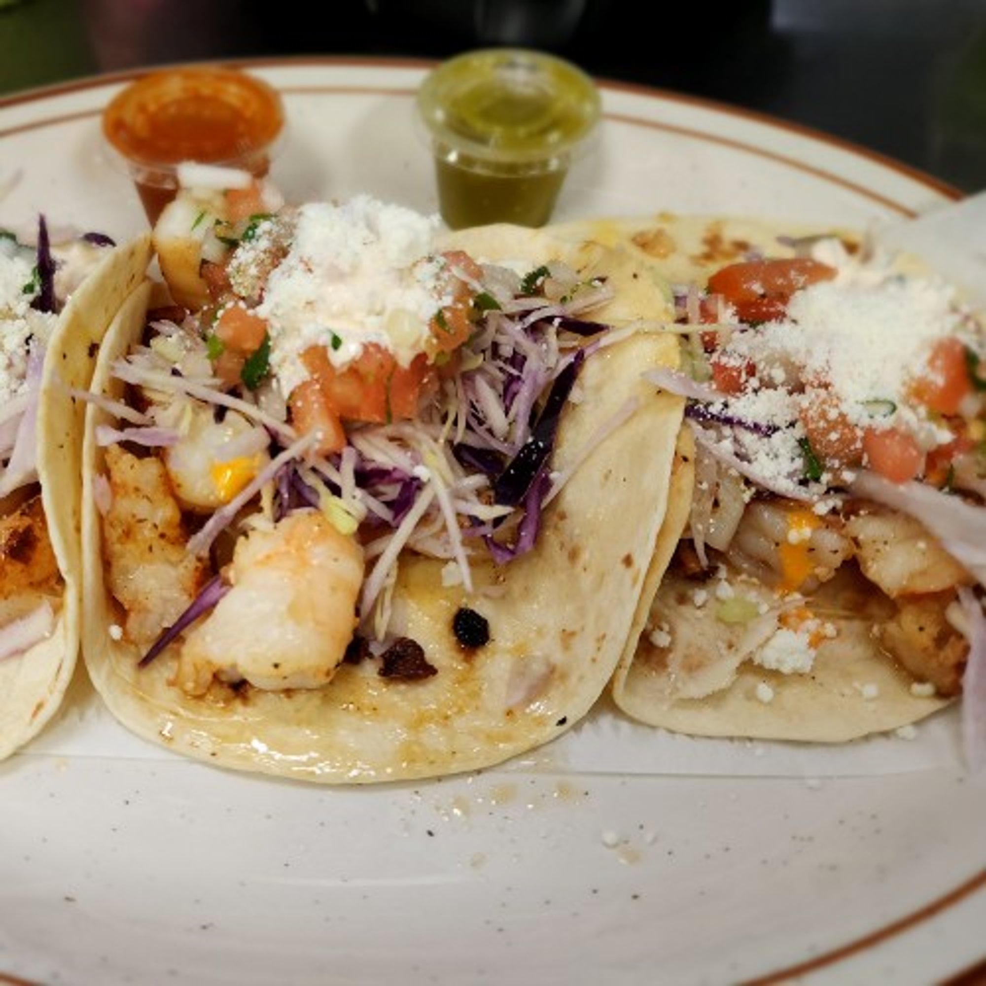 Baja Shrimp Tacos (3)