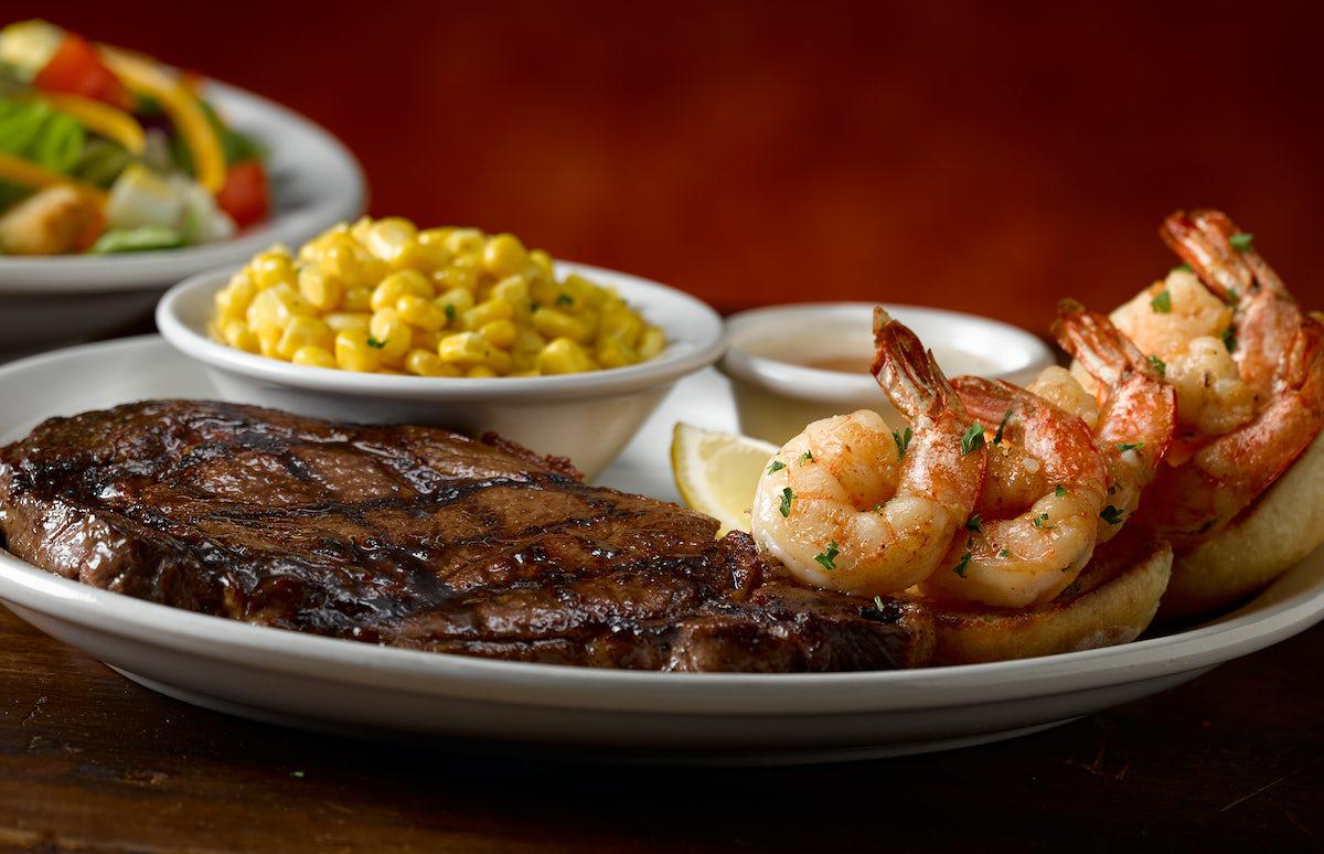 Ribeye* 12oz & Grilled Shrimp 