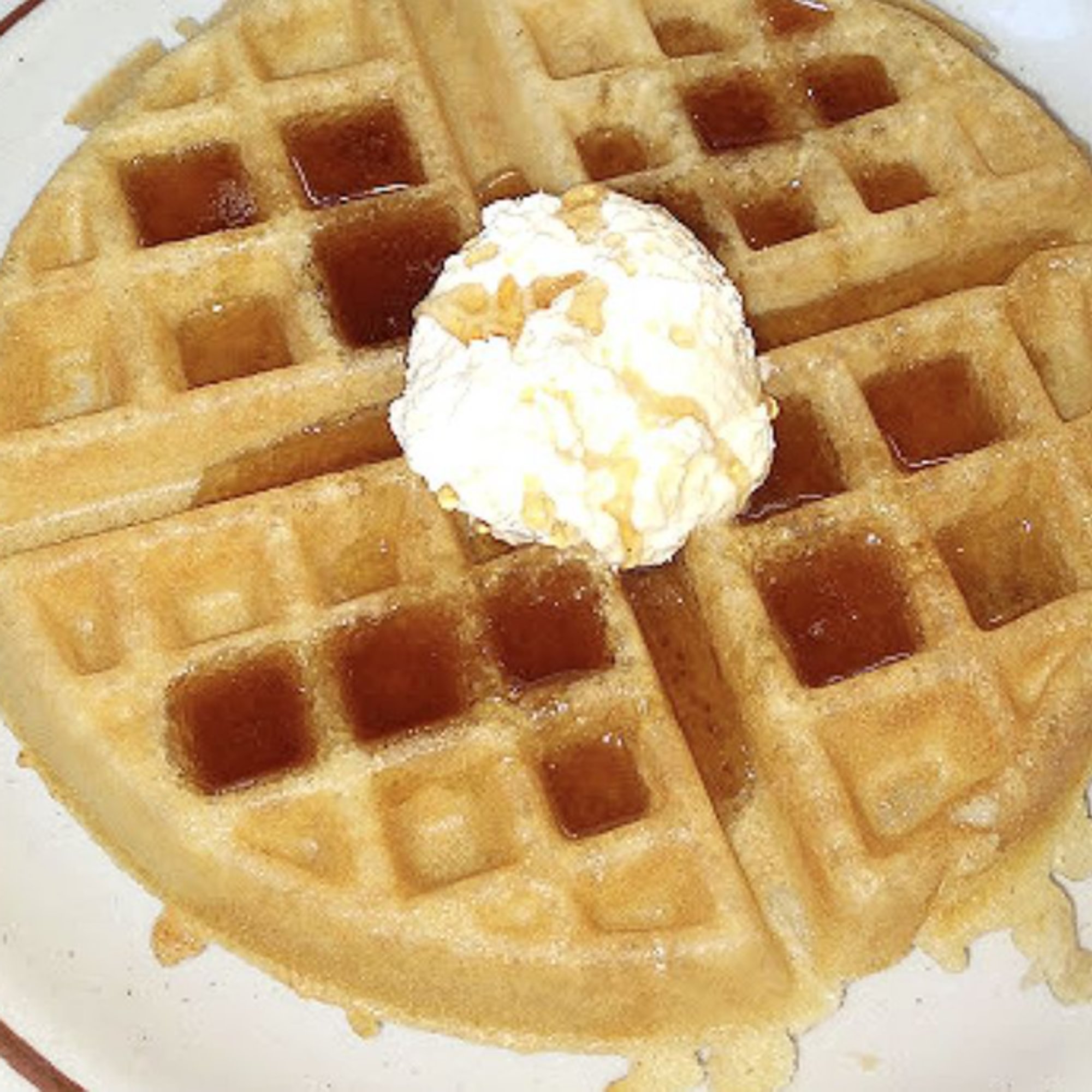 Golden Belgian Waffle
