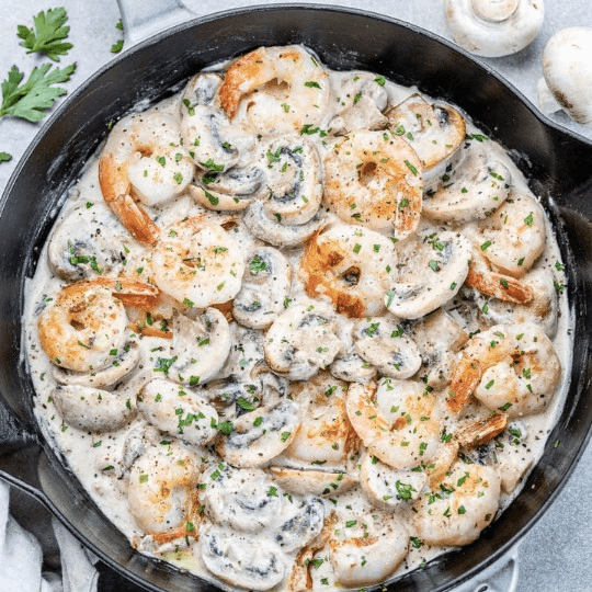 Shrimp Mushroom