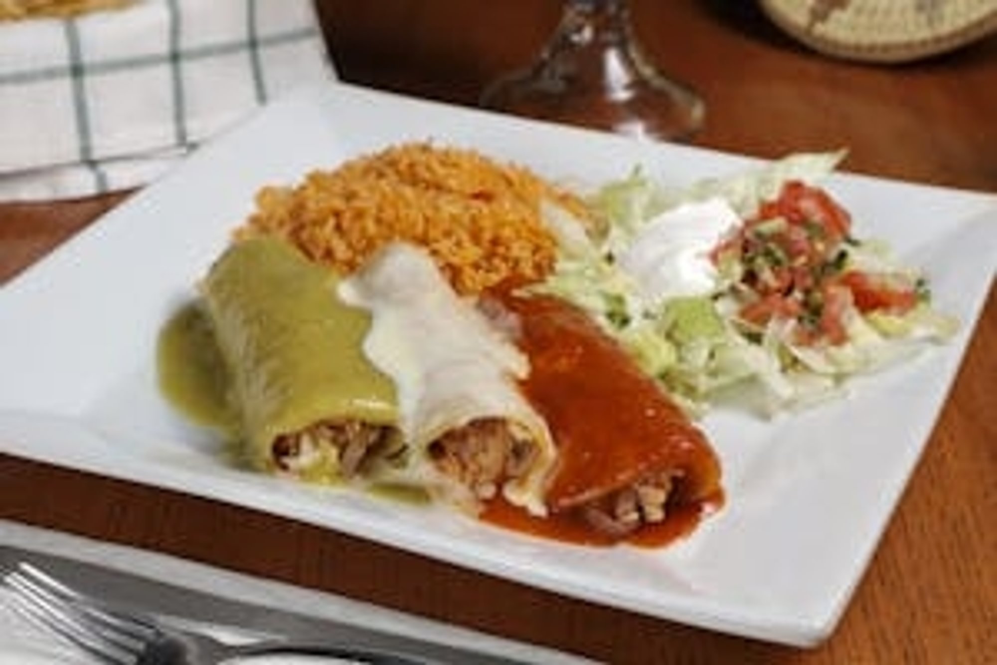 Enchiladas Bandera