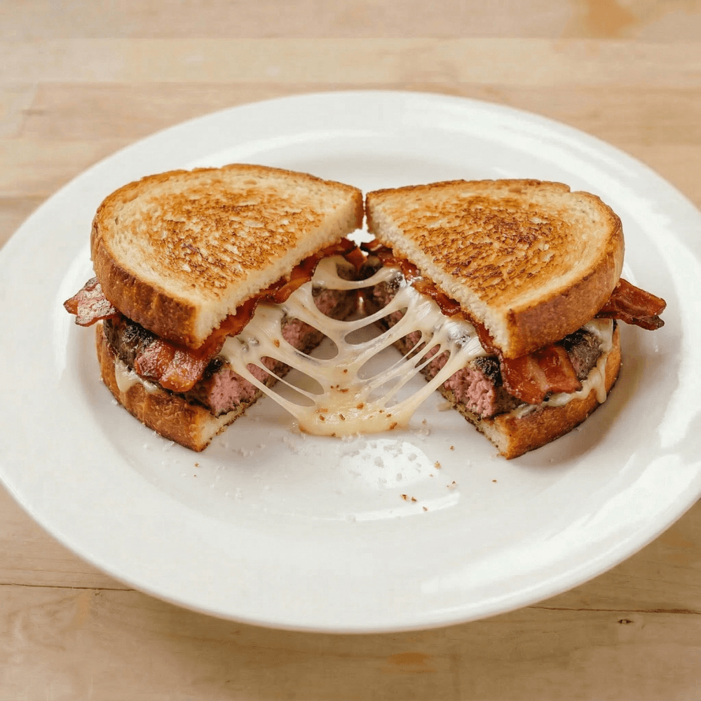 Grilled Bacon Burger Melt