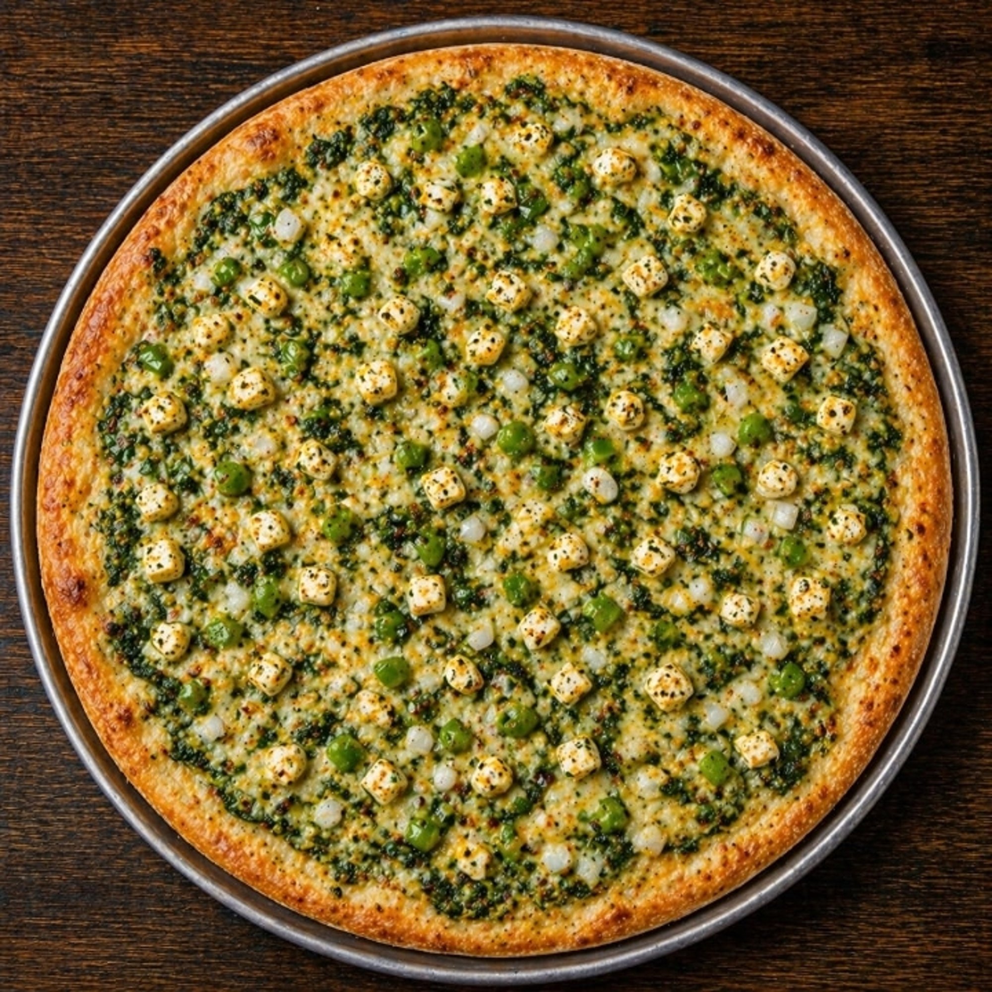 Signature Palak Paneer Pizza