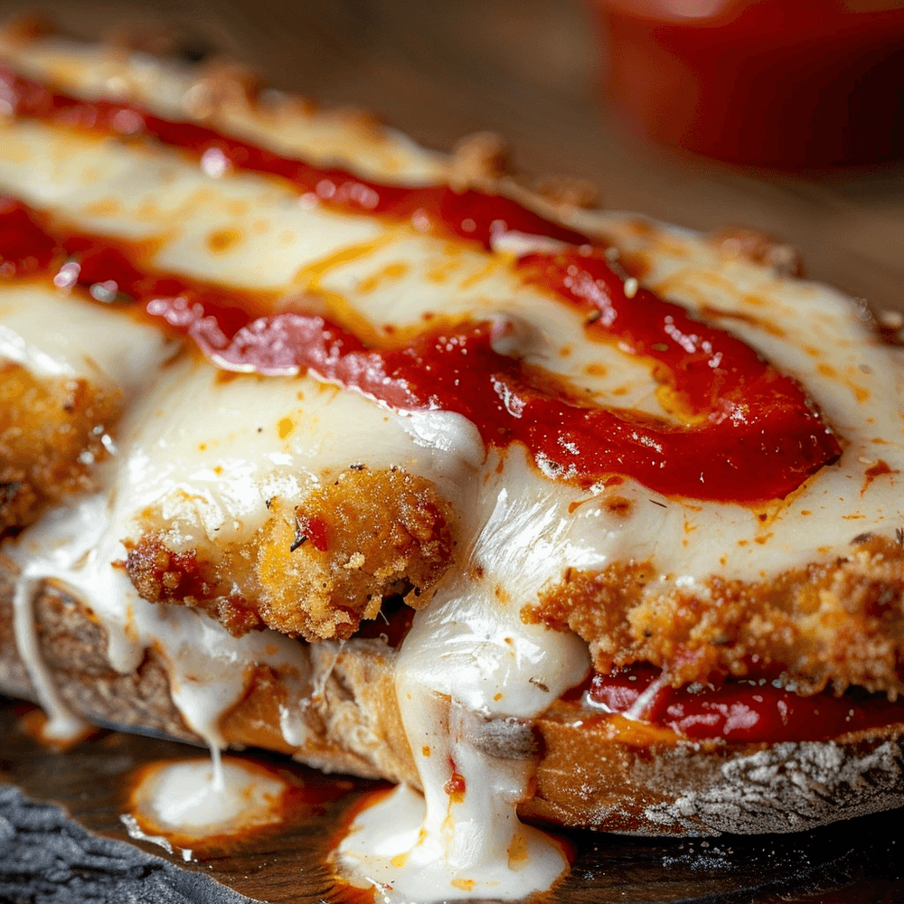 Vegan Chicken Parm Hero Sandwich