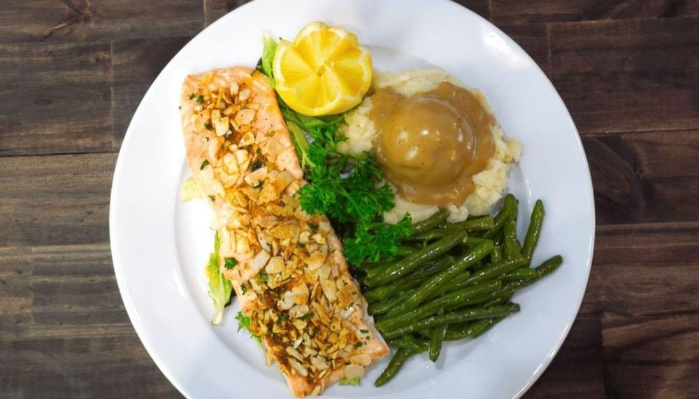 Almond Crushed Salmon