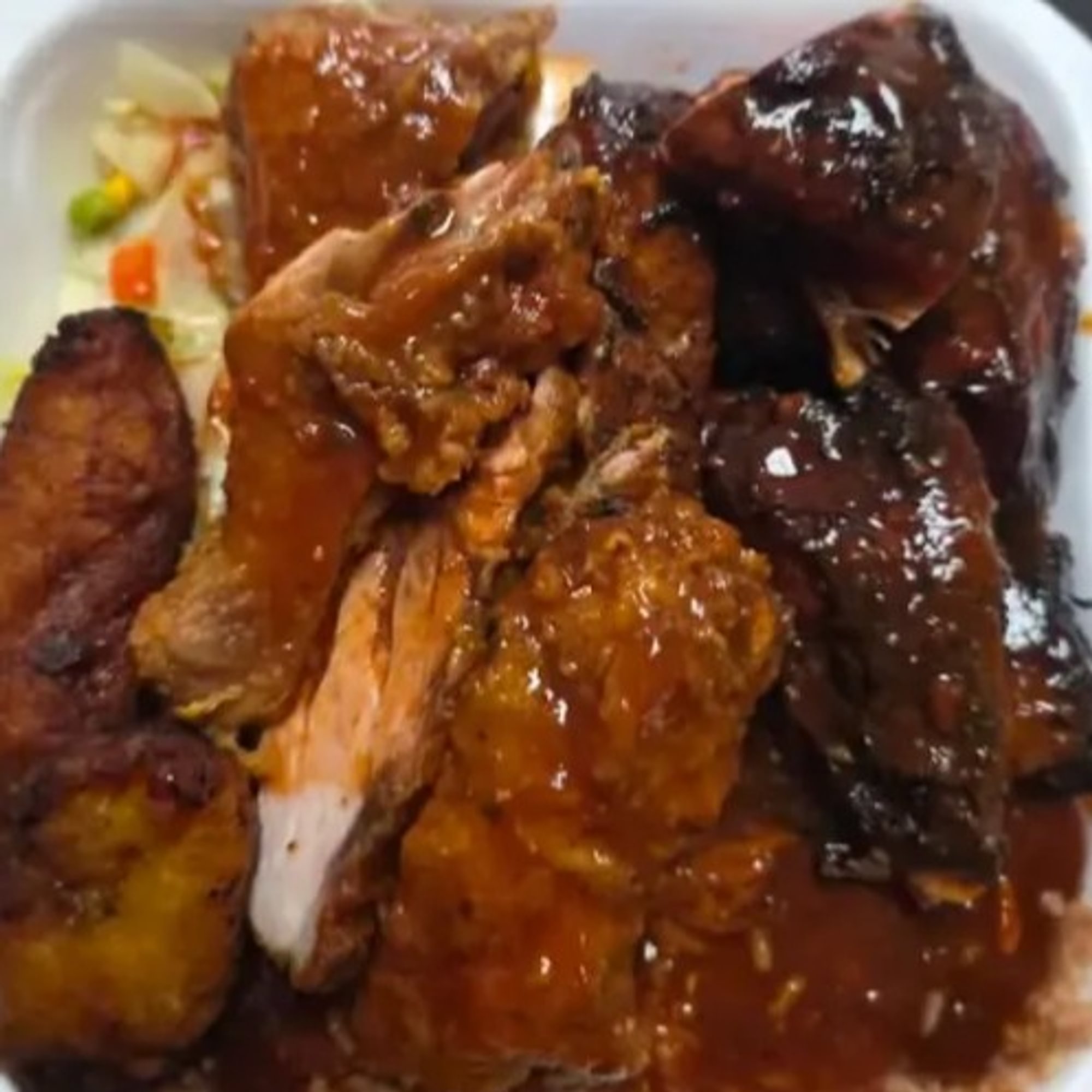 Jerk Chicken & Fry Chicken Combo