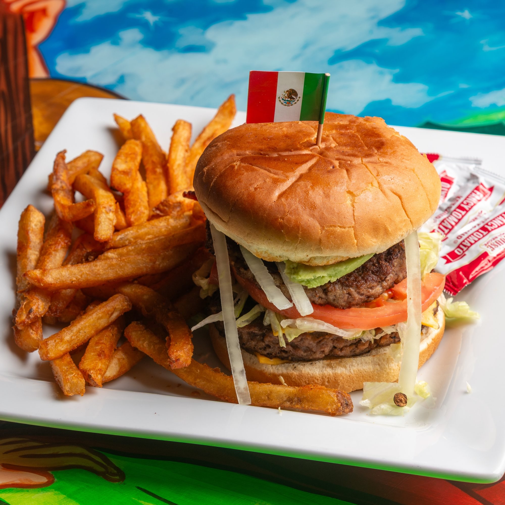 Mexican Hamburger Double