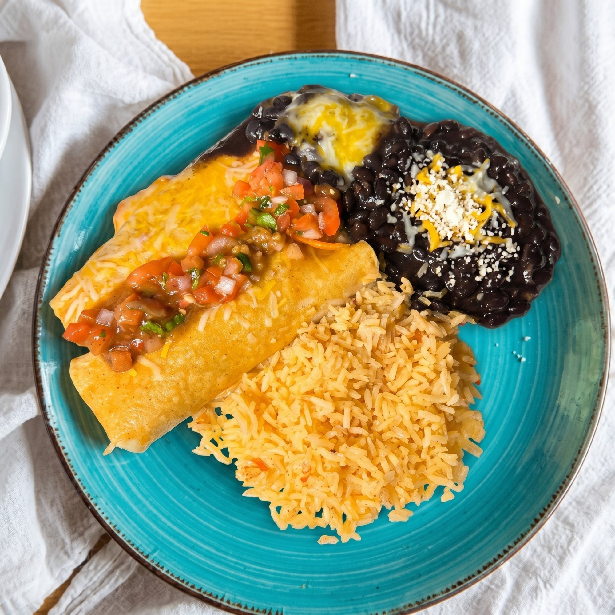 Chicken or Ground Beef Enchiladas