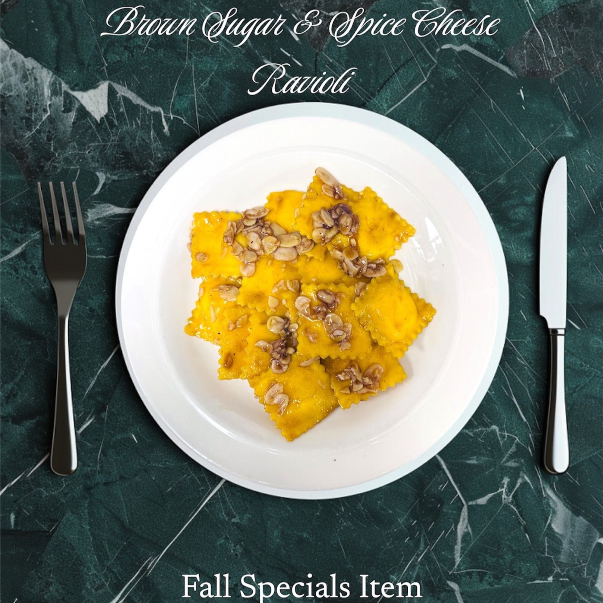 Brown Sugar & Spice Cheese Ravioli