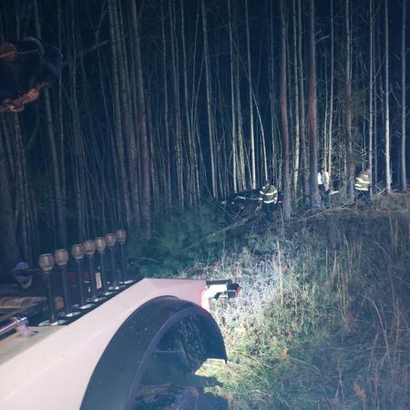 Car ran off road Car ran off road