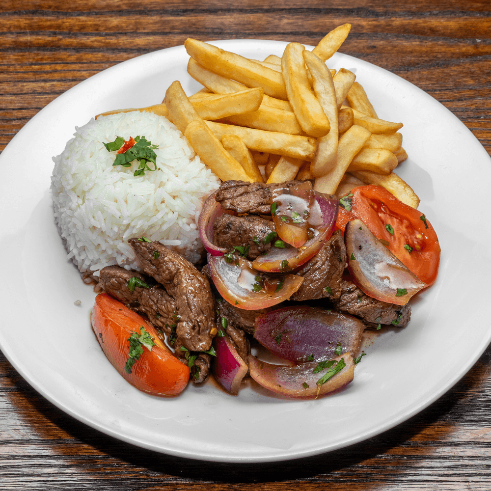Lomo Saltado Plate