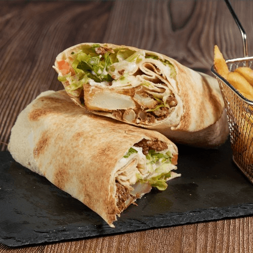 Fried Cauliflower Wrap Combo