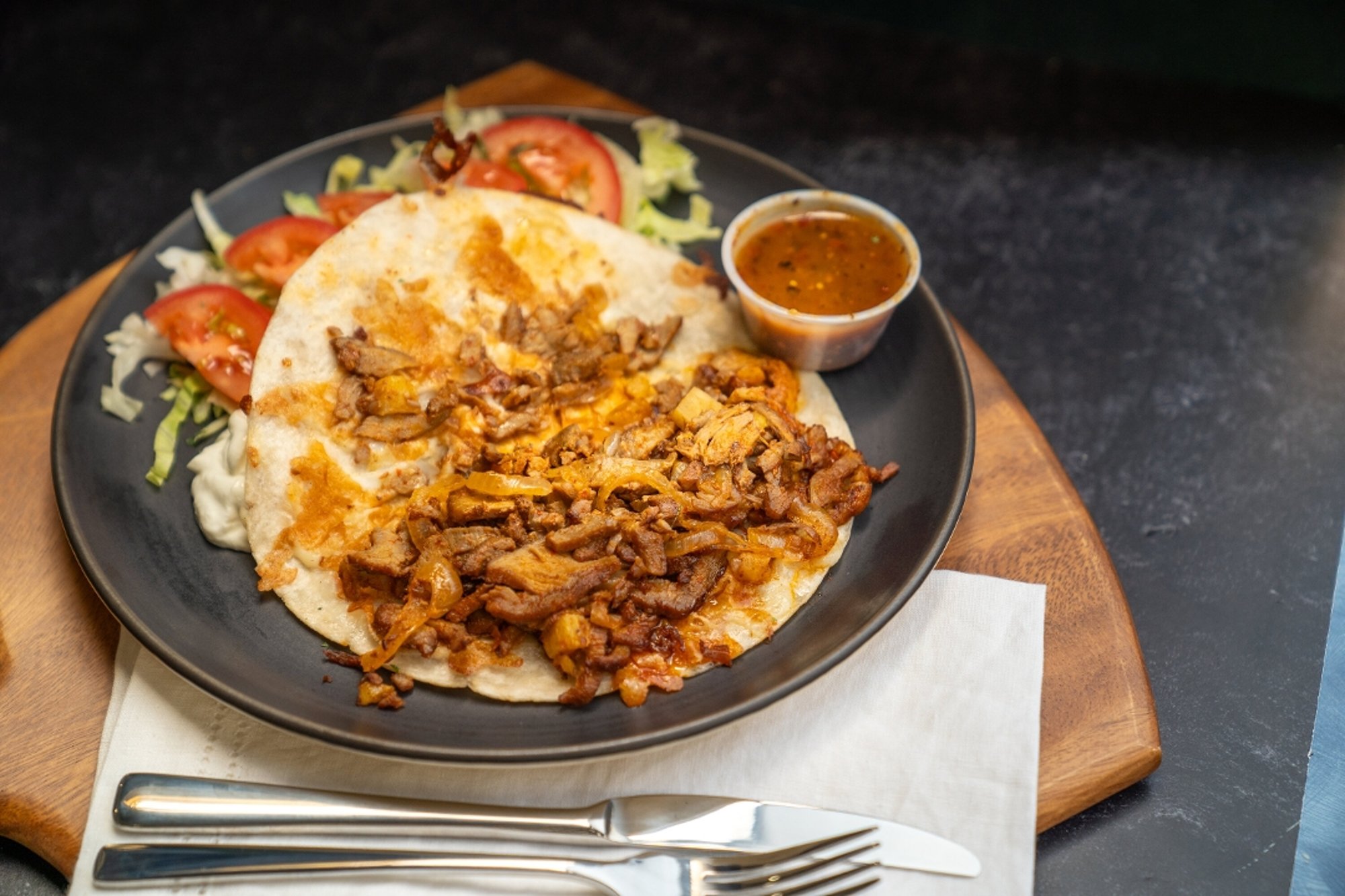 Mixed Meat Quesadilla