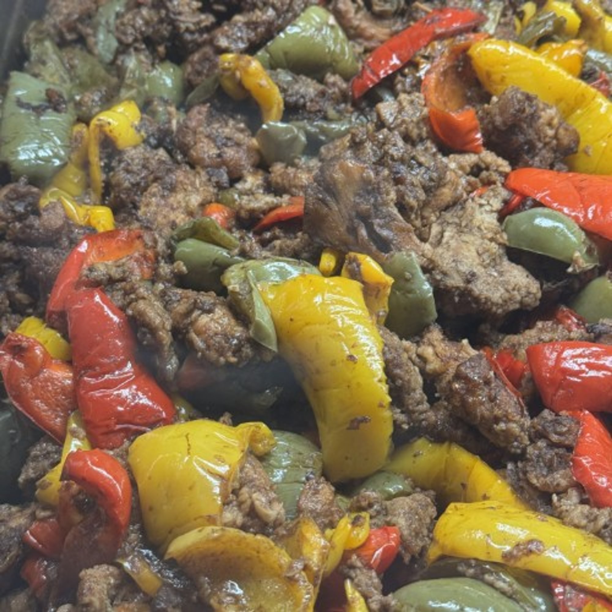 Sausage and Peppers Hero
