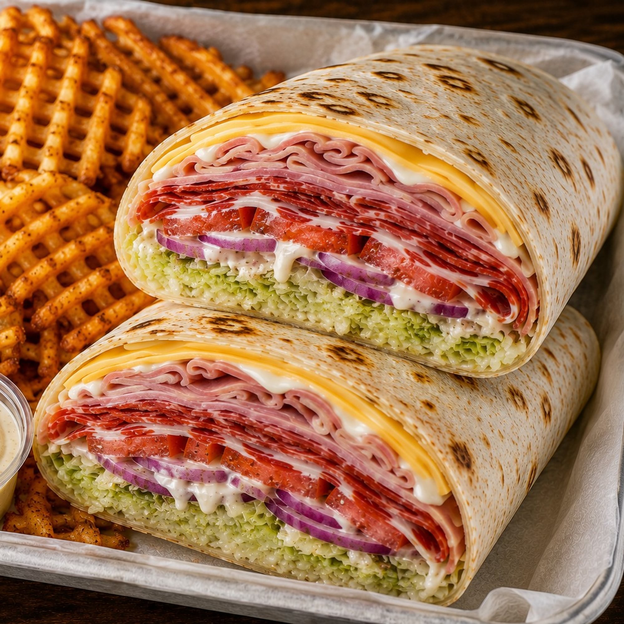 American Cold Cut Wrap