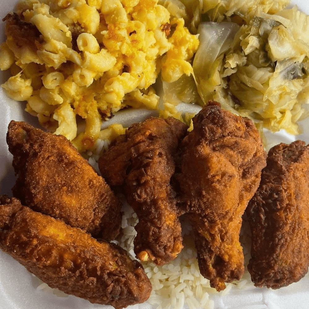 5 Pcs Chicken Wings with 3 Sides