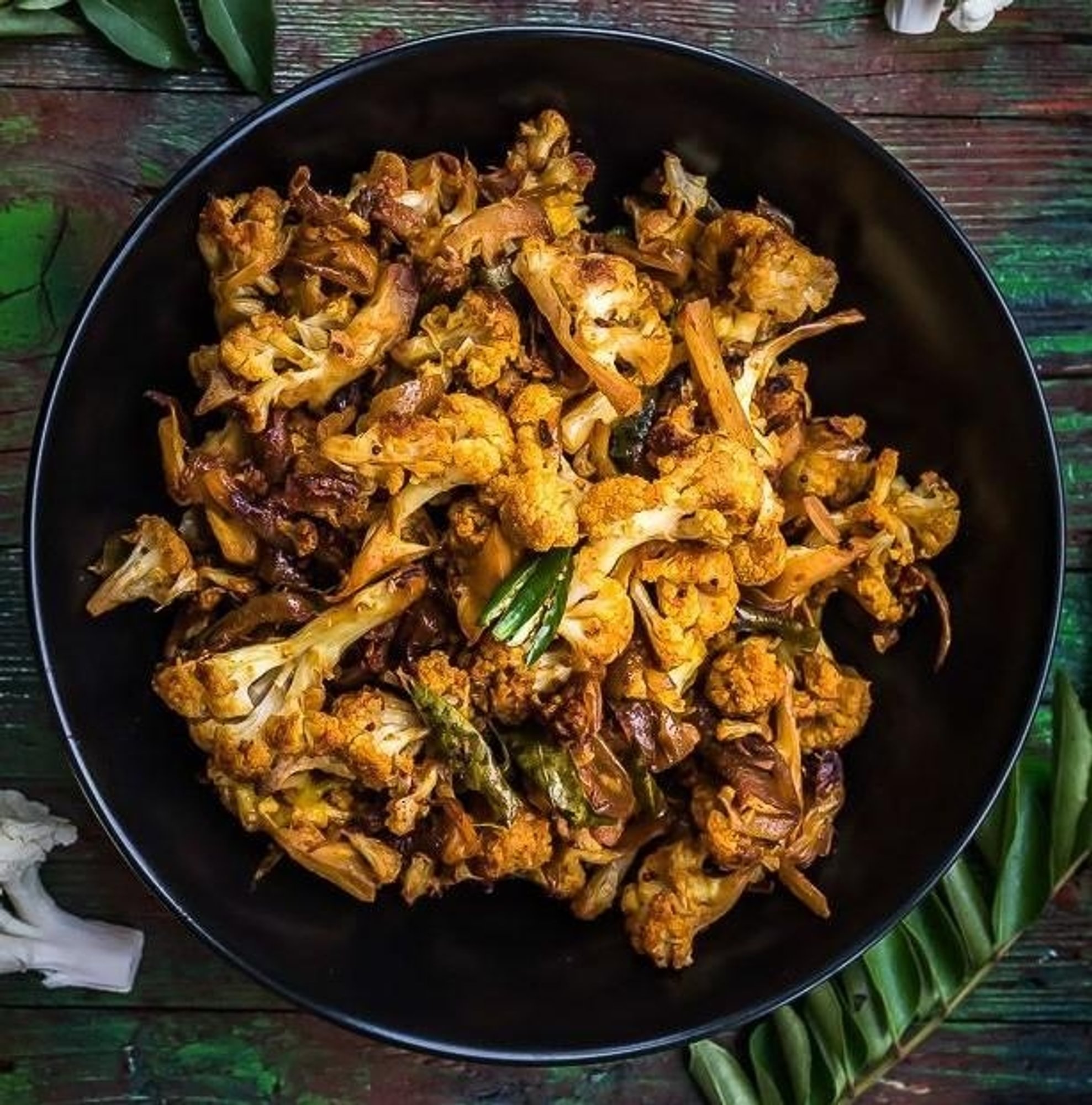 Cauliflower Pepper Fry