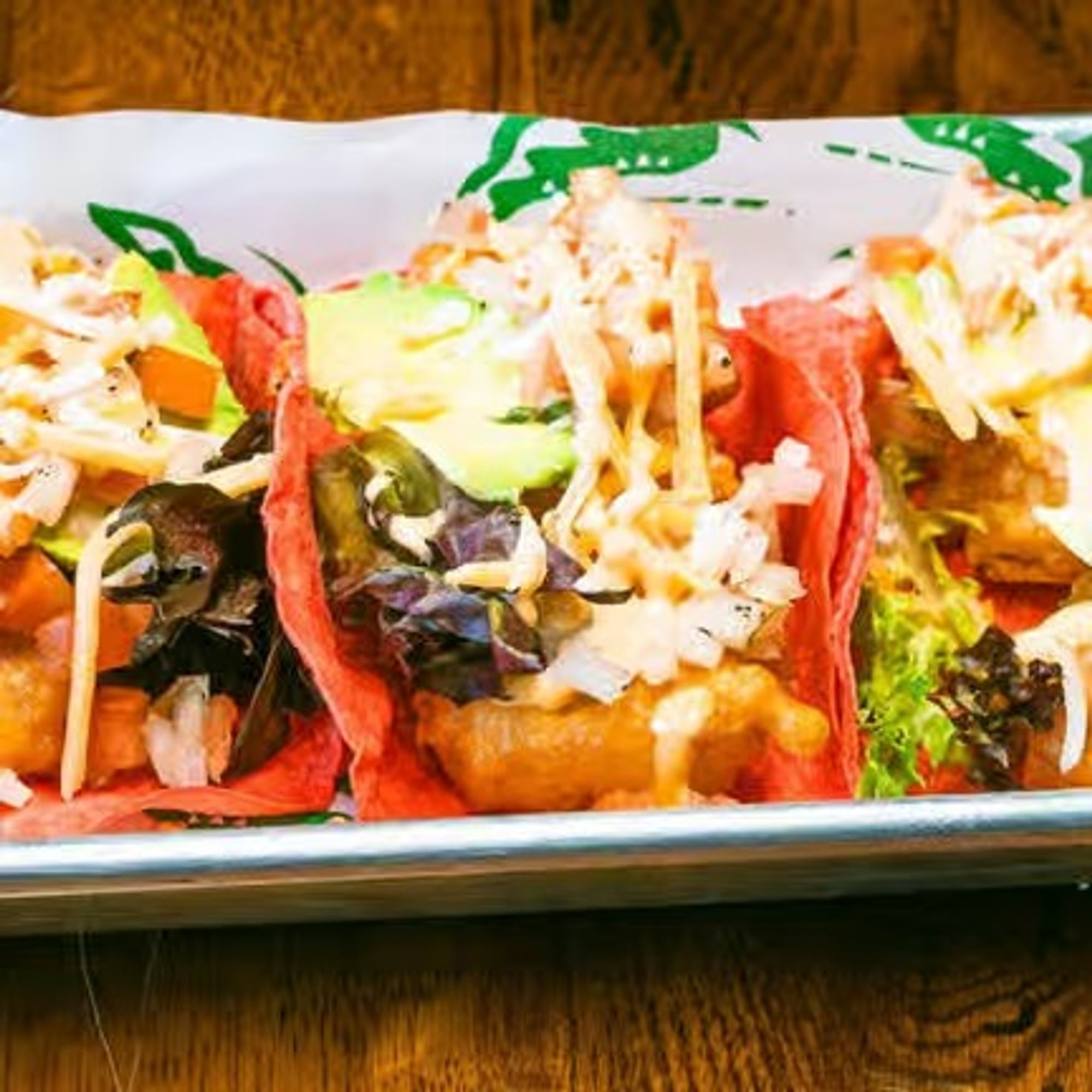 Crispy Chicken Triple Tacos