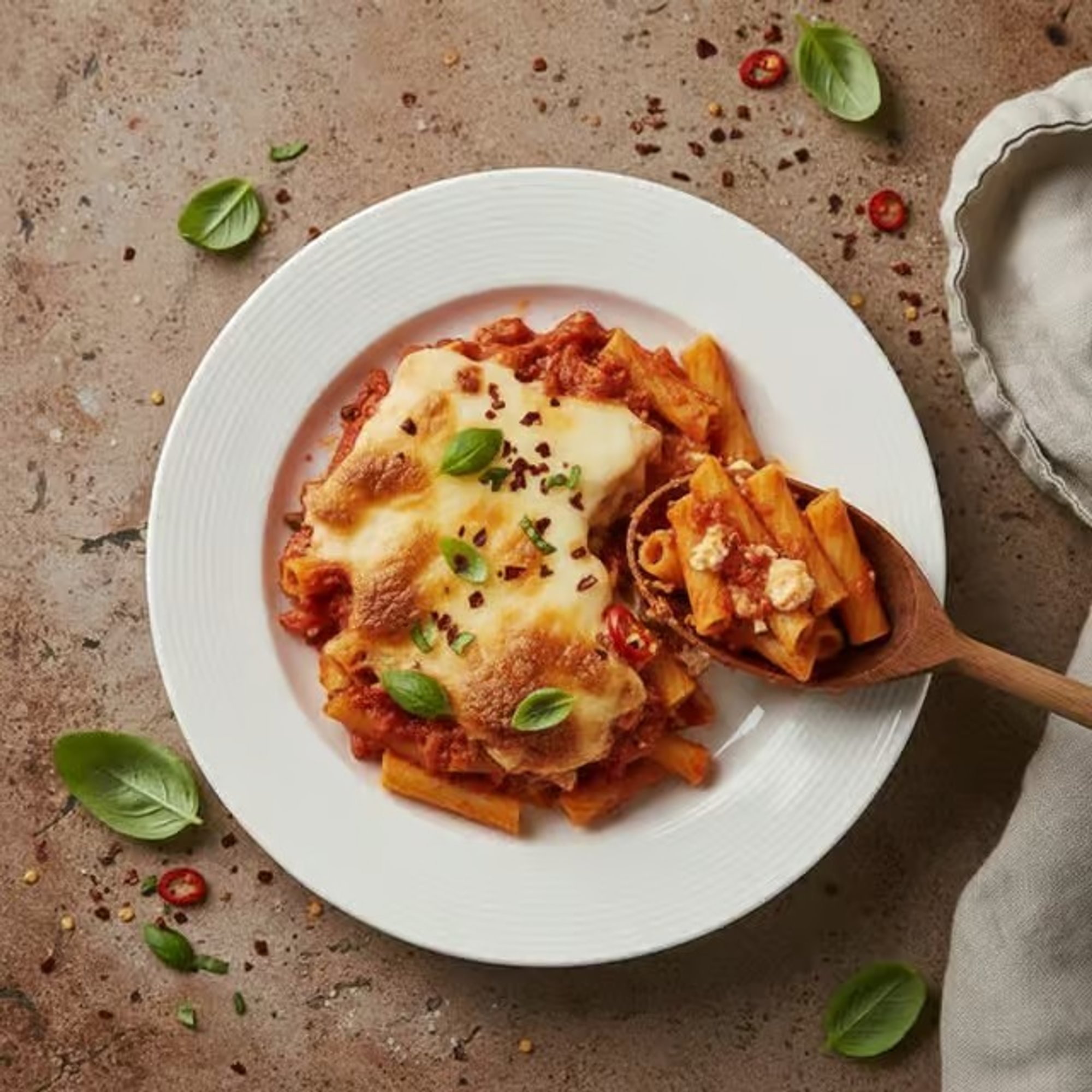Homemade Baked Ziti