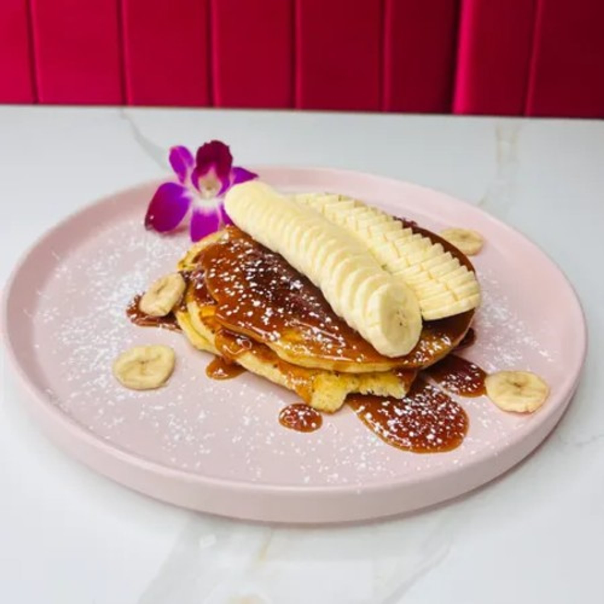 Dulce De Leche and Banana Pancakes