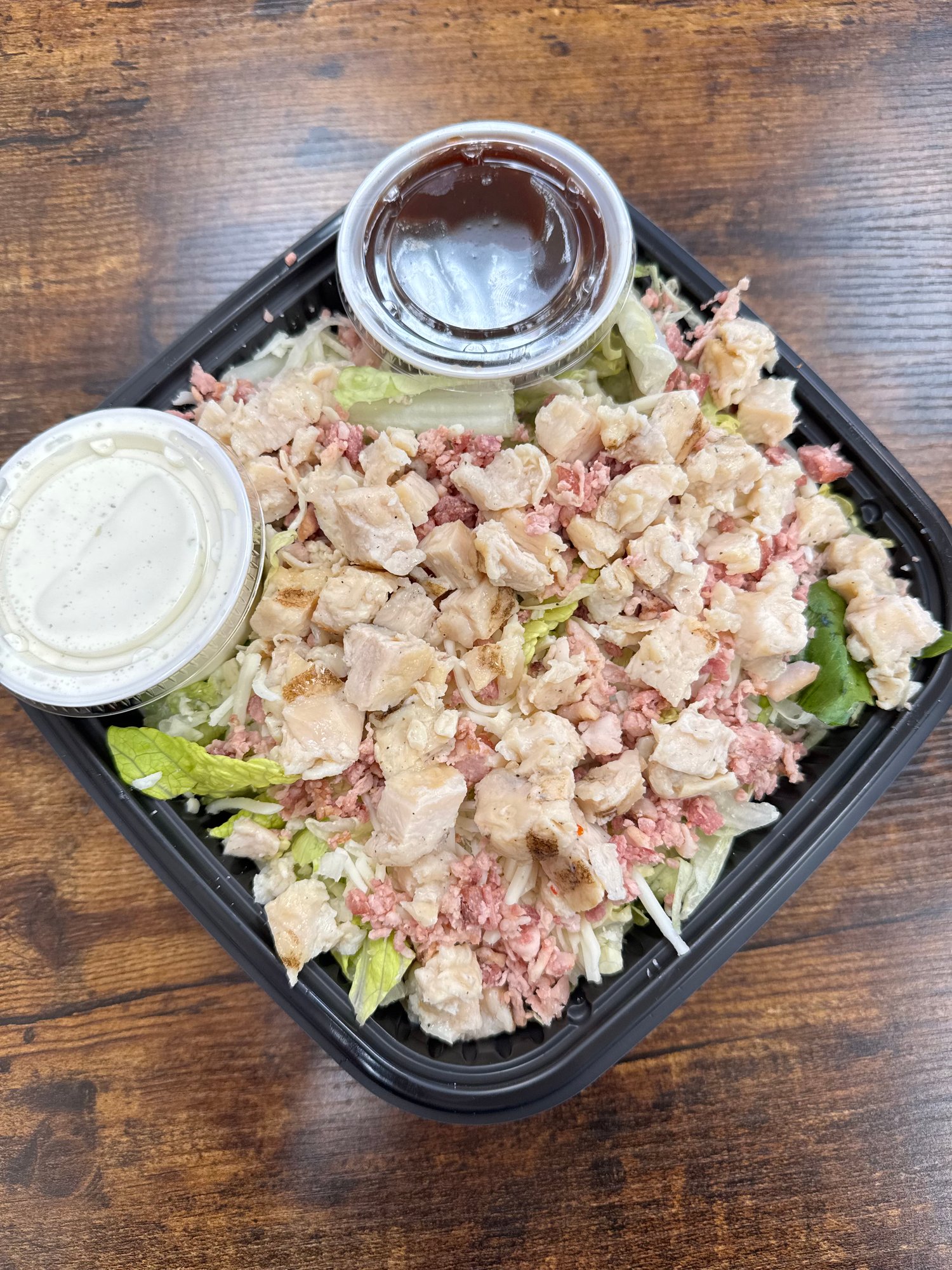 BBQ Chicken Bacon Ranch Salad