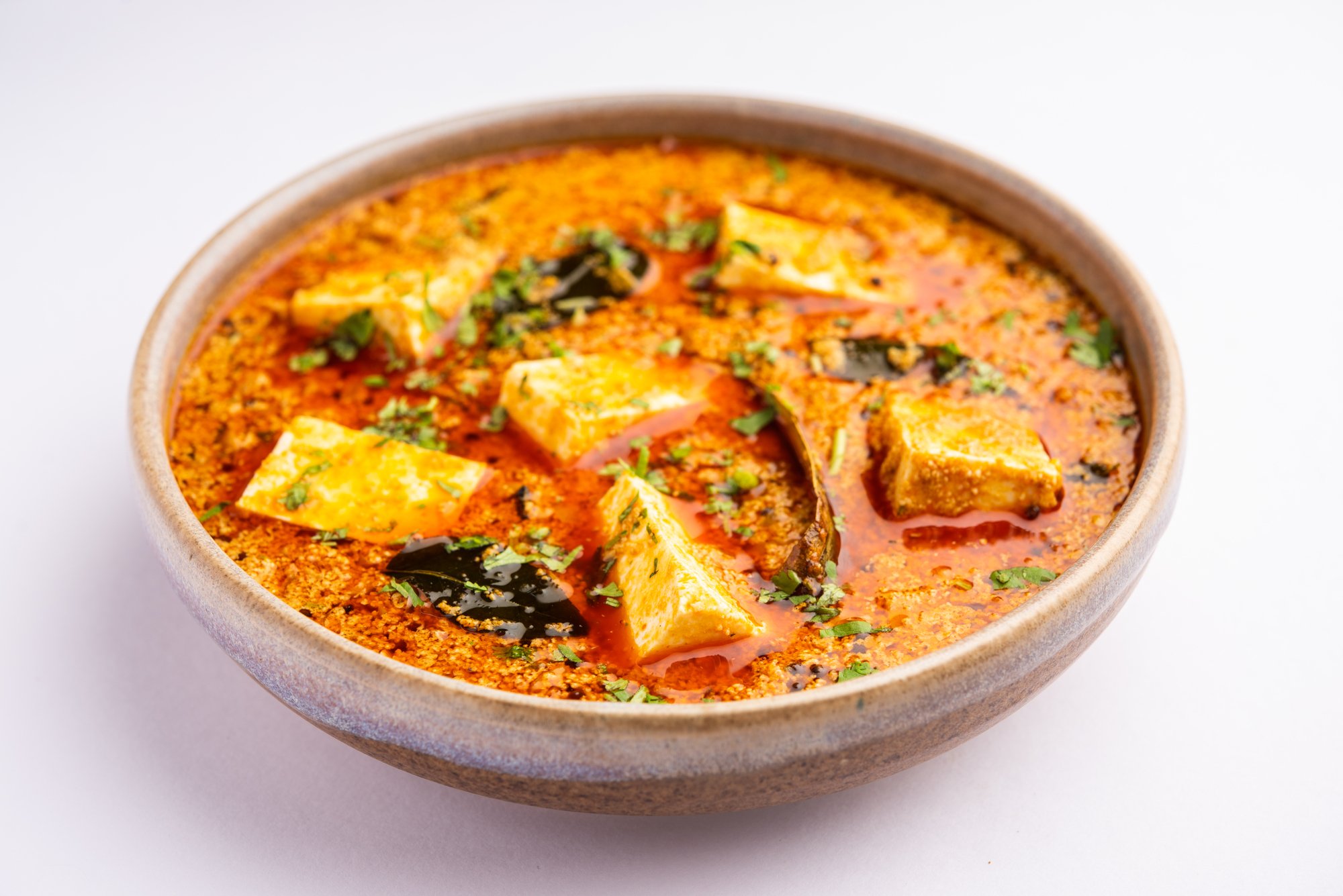 Lunch Kolhapuri Fish Curry