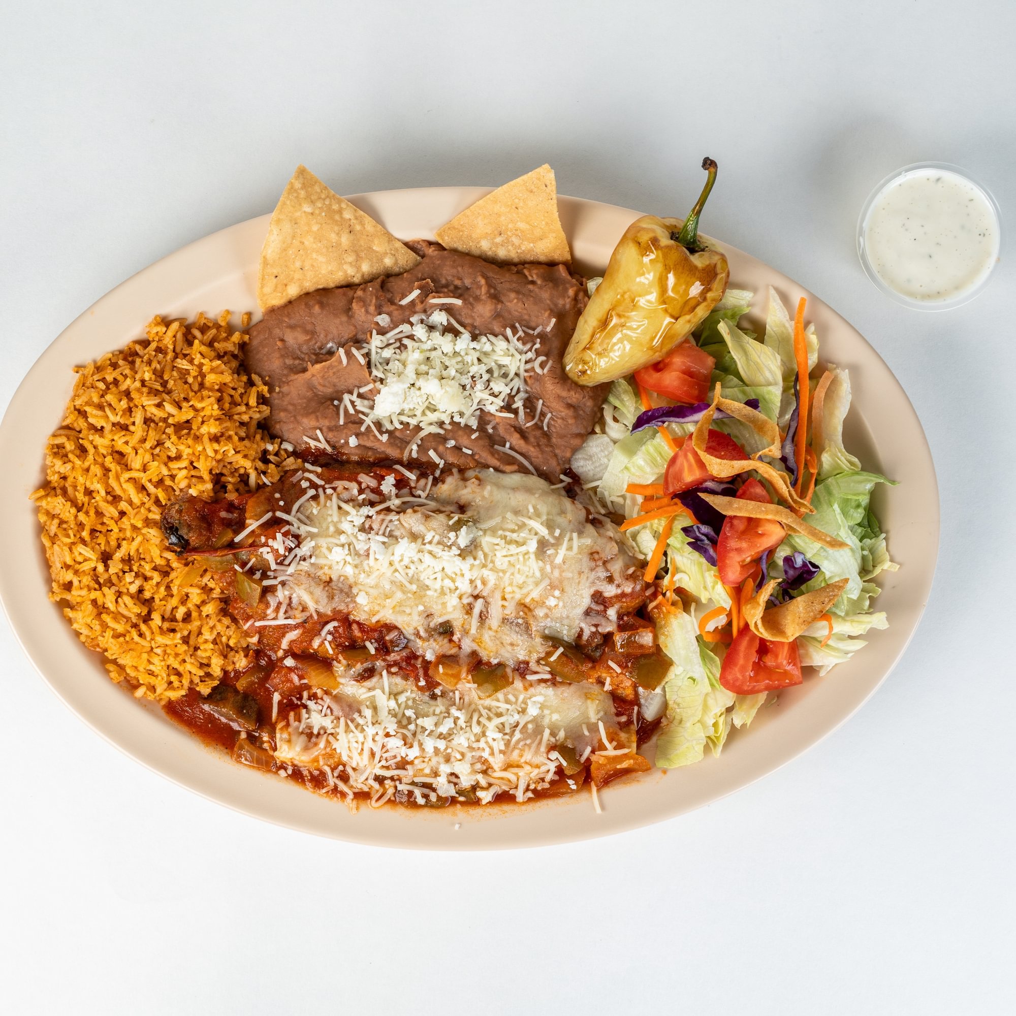 Chile Relleno & Cheese Enchilada Combo