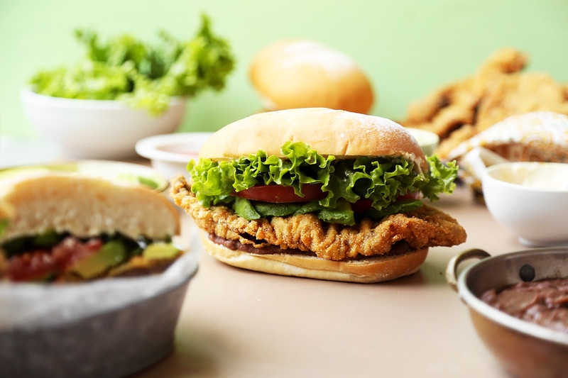 Breaded Steak Sandwich