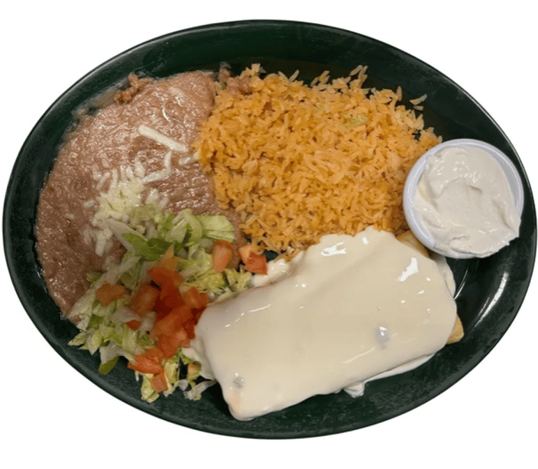 White Chimichanga
