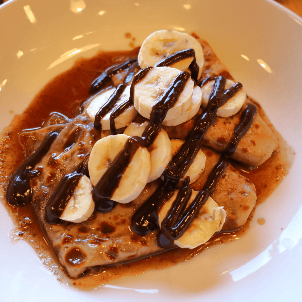 Banana Foster Crepes