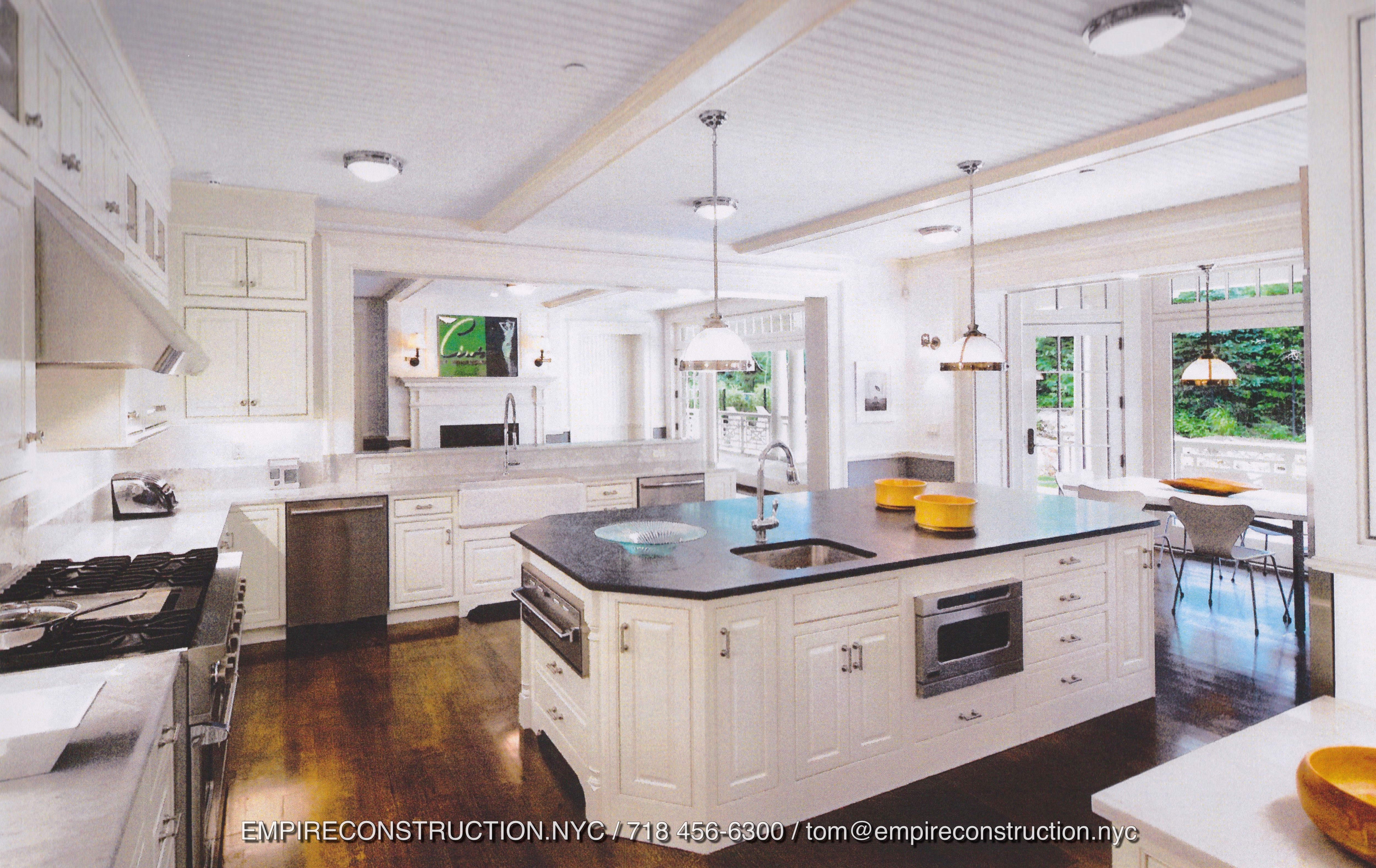 We specialize in all facets of kitchen building. Design build, commercial, stainless steel, charming country, minimalist and sophisticated  wood and white modern kitchens. Islands, countertops, cabinets, shelves, tables, wall designs, brick walls, custom designed and build fixtures and decorations, tile and stone backsplashes. Planning, designining, construction and installation - we will take care of the whole process for you.
