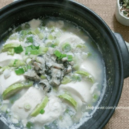 Oyster Soon Du Bu (굴순두부)