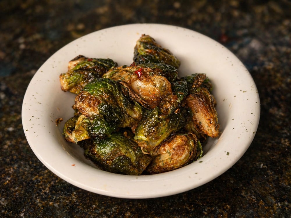 Crispy Honey Brussels Sprouts