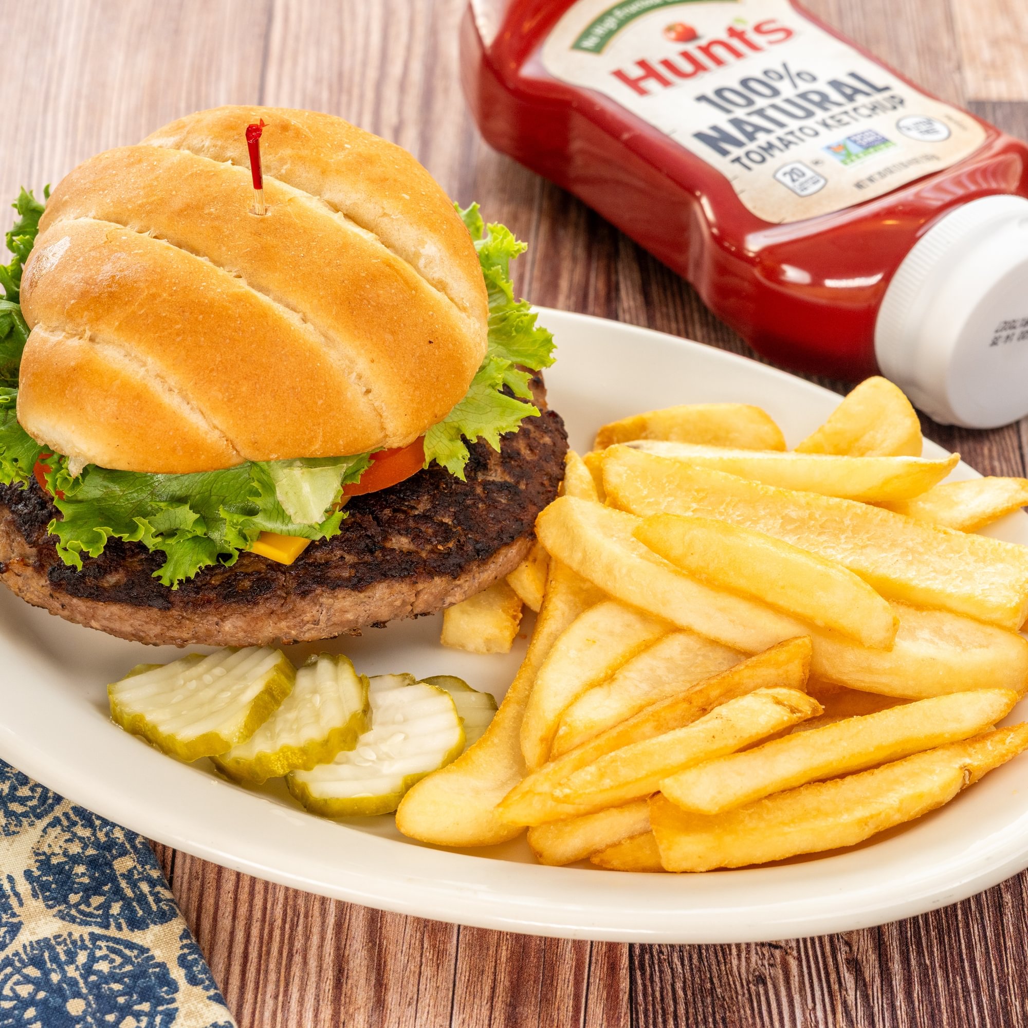 Half-Pound Pochuck Burger