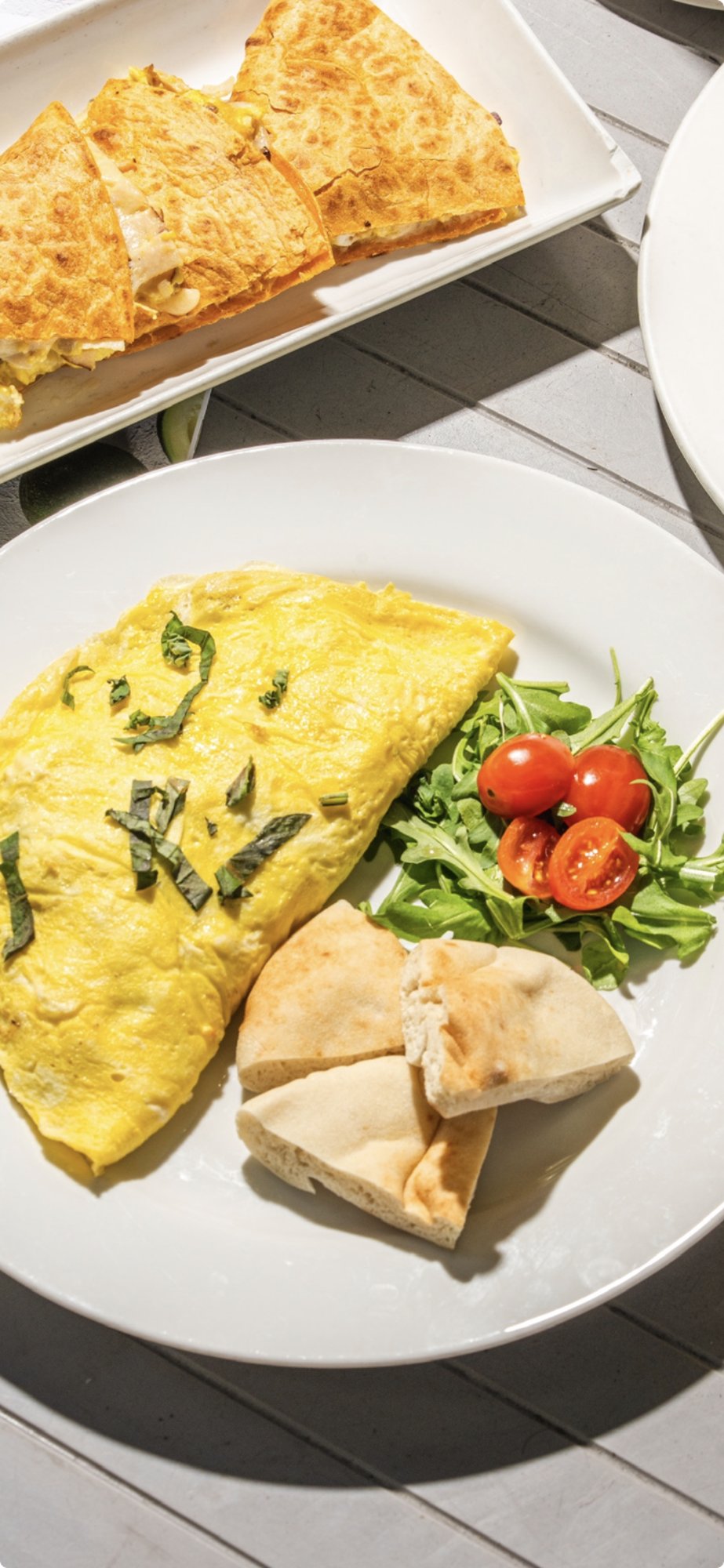 Chicken Pesto Omelette