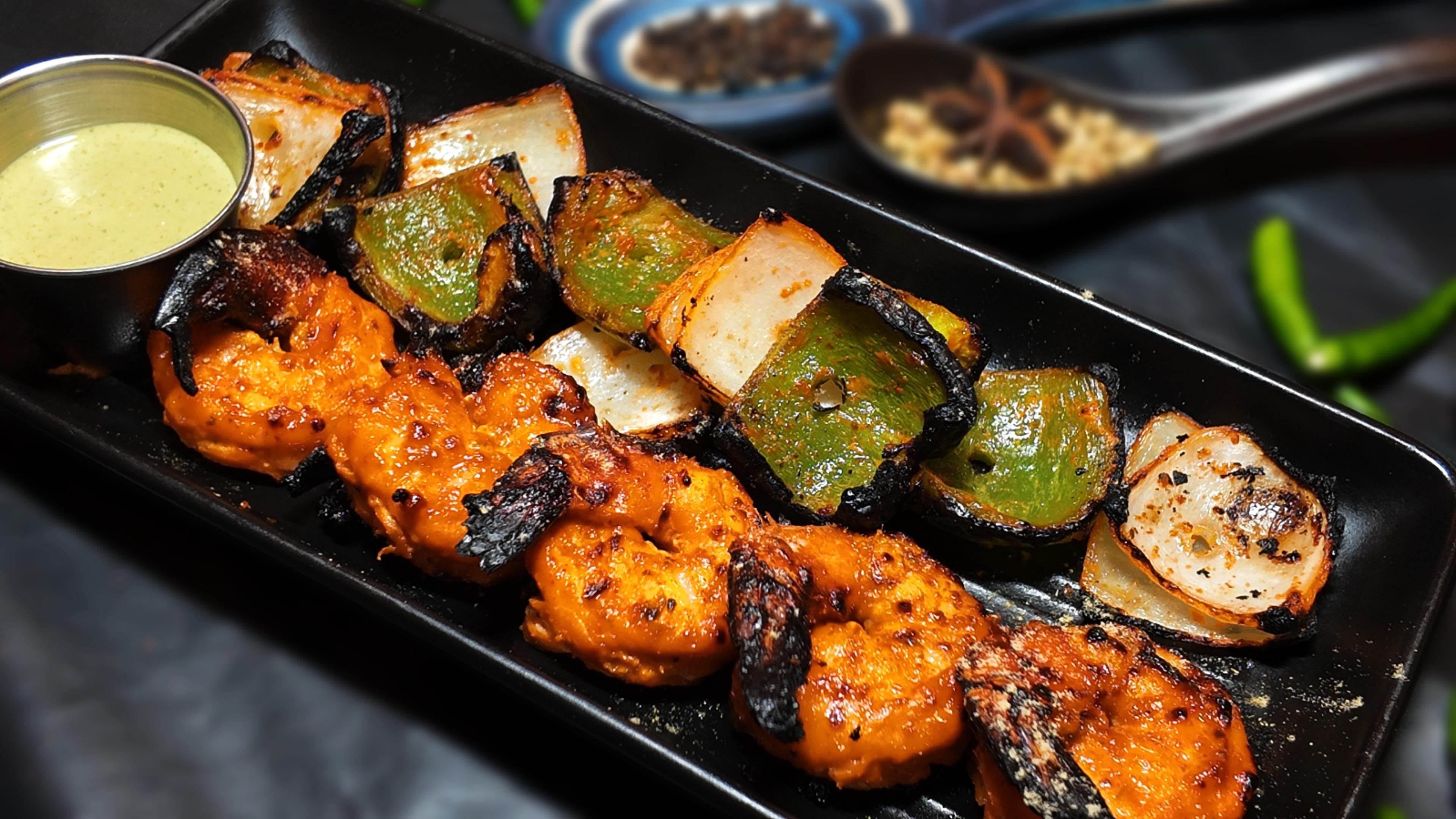 Tandoori Shrimp Grilled