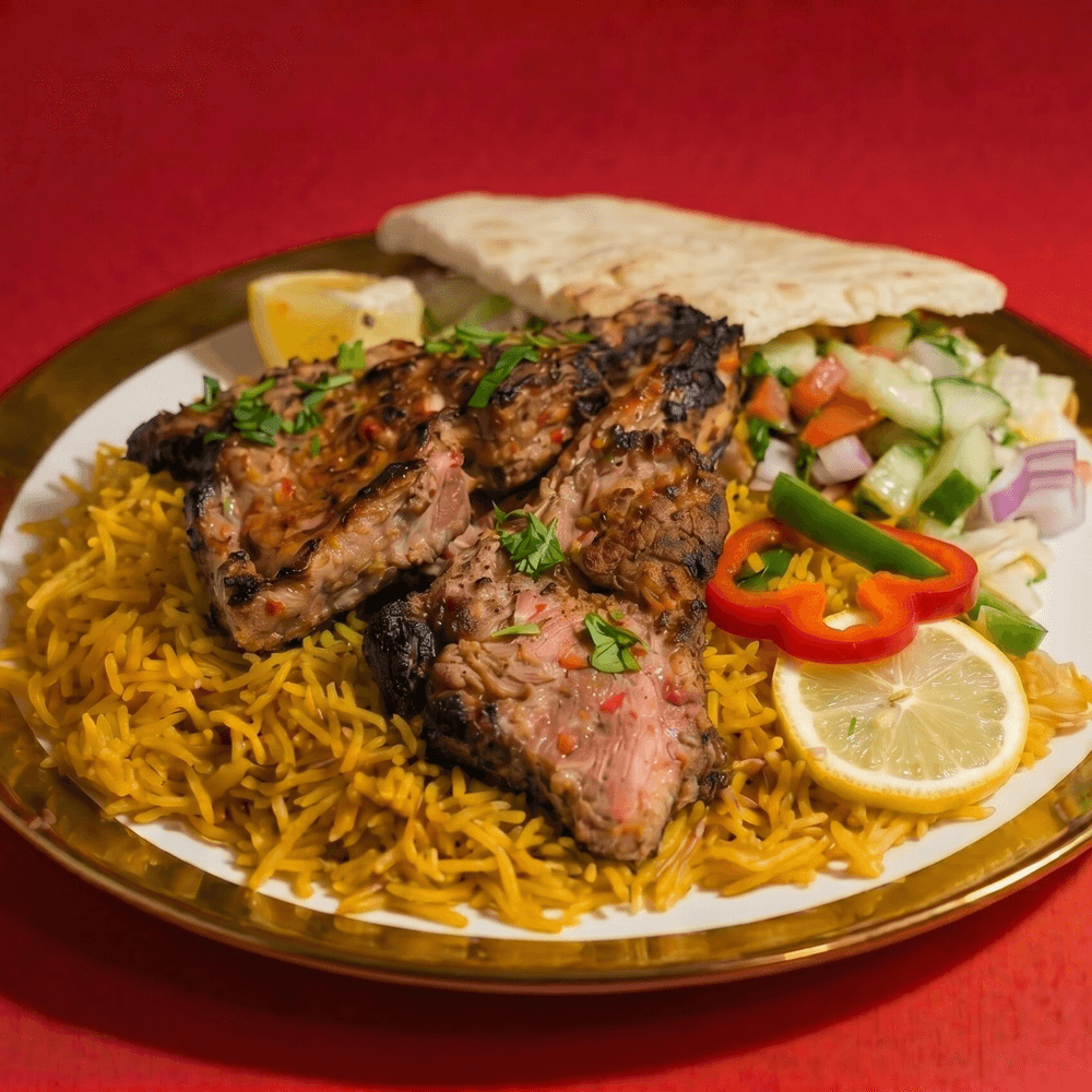 Lamb Chops Platter - 2 pcs (Steak Size)