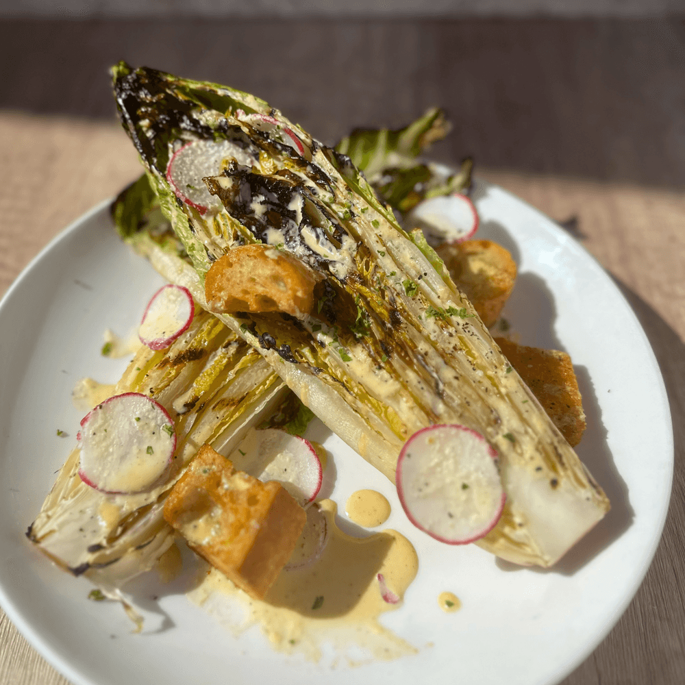 Grilled Caesar Salad