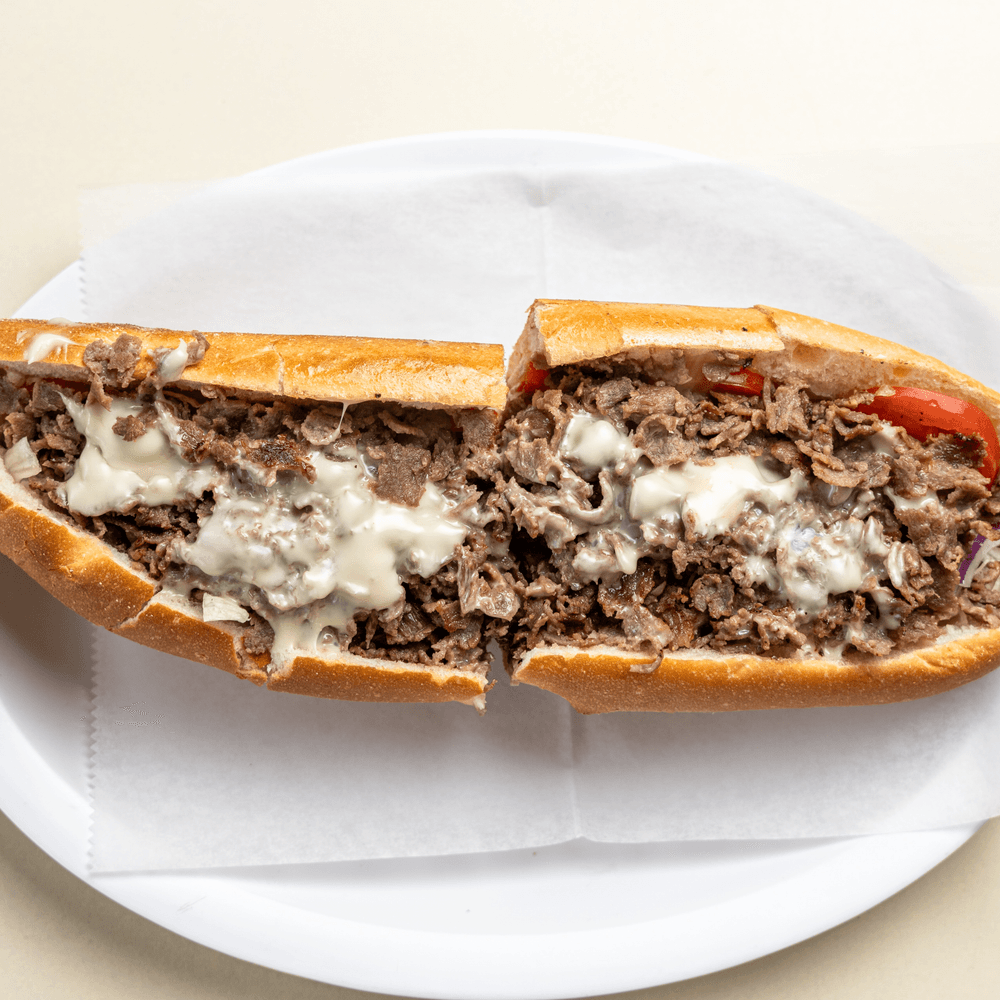 Cheese Steak Hoagie Sandwich