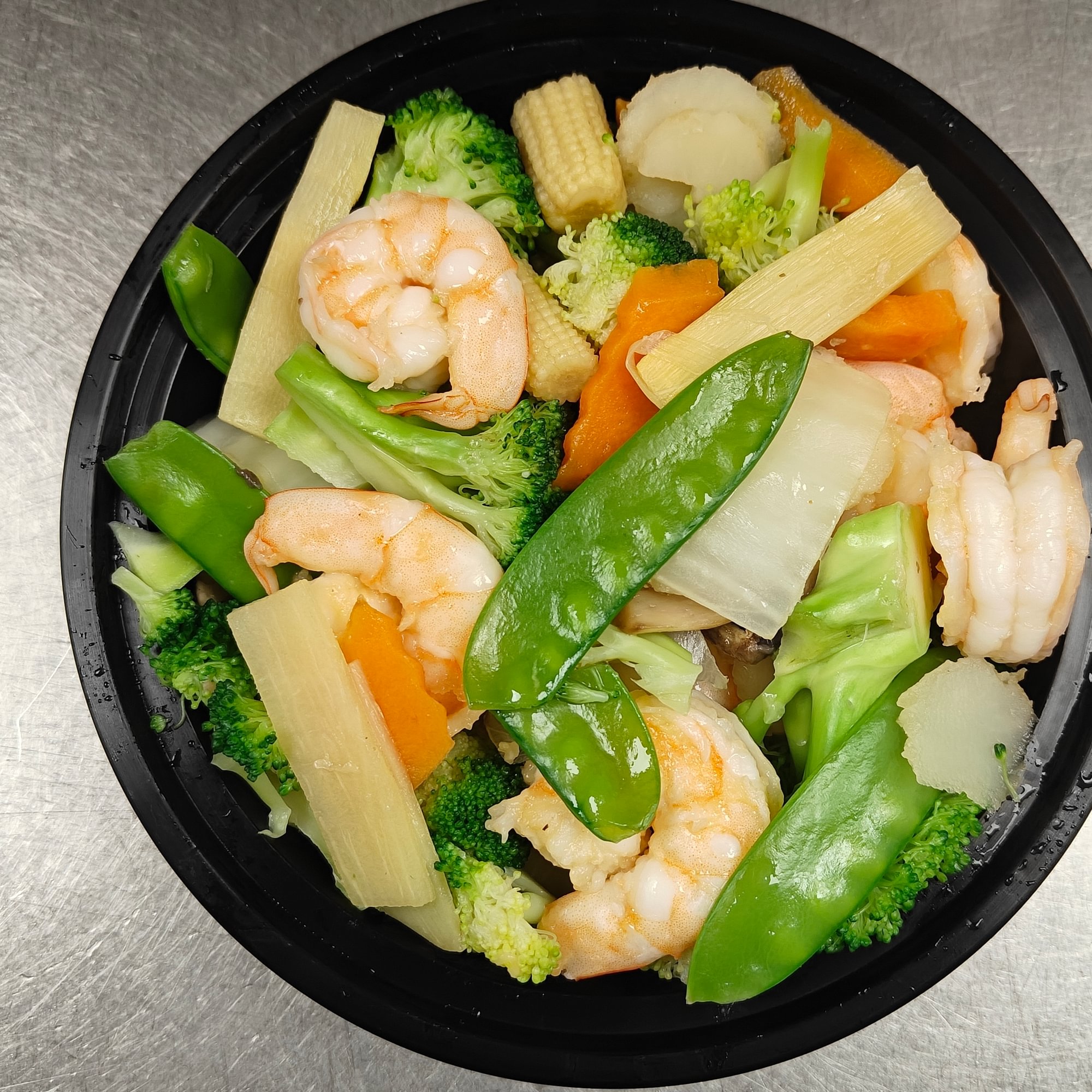 Vegetable with Shrimp Diet Dish