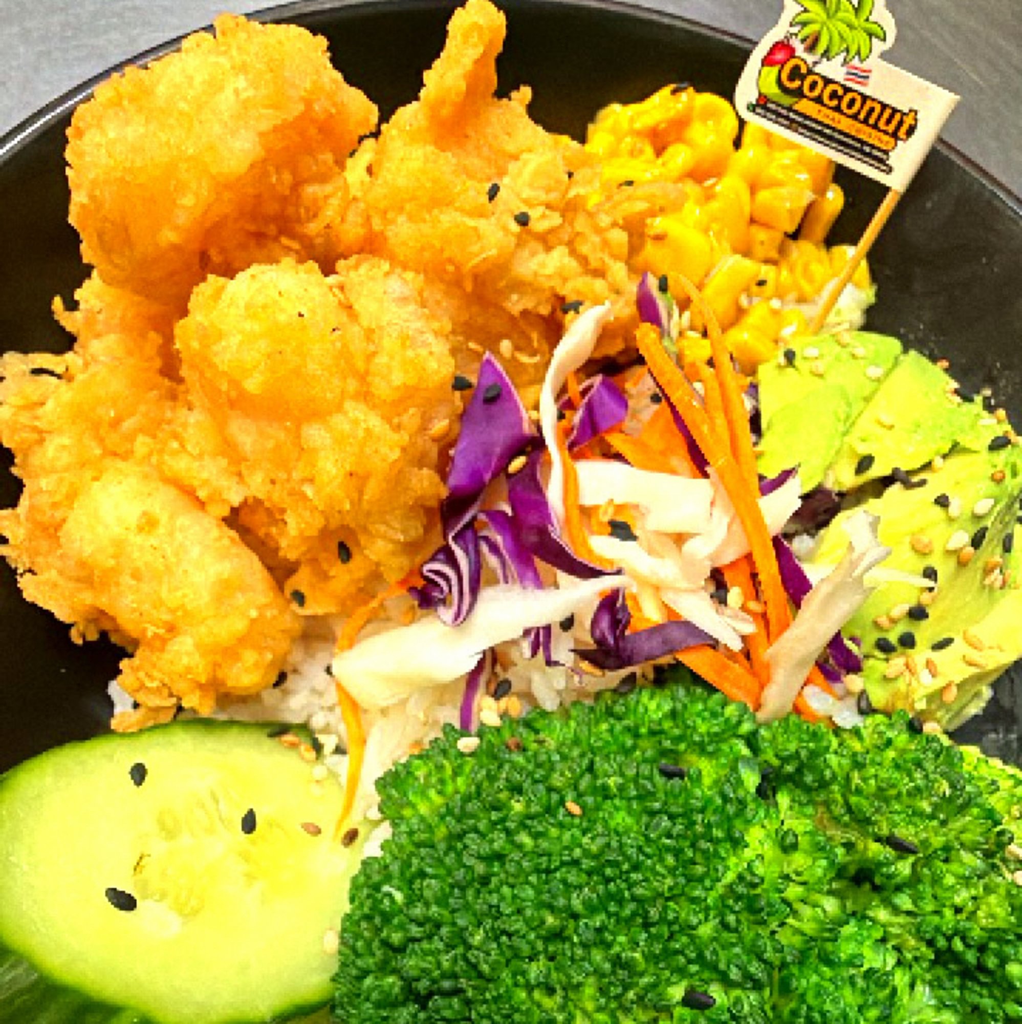 Crispy Shrimp Teriyaki Bowl