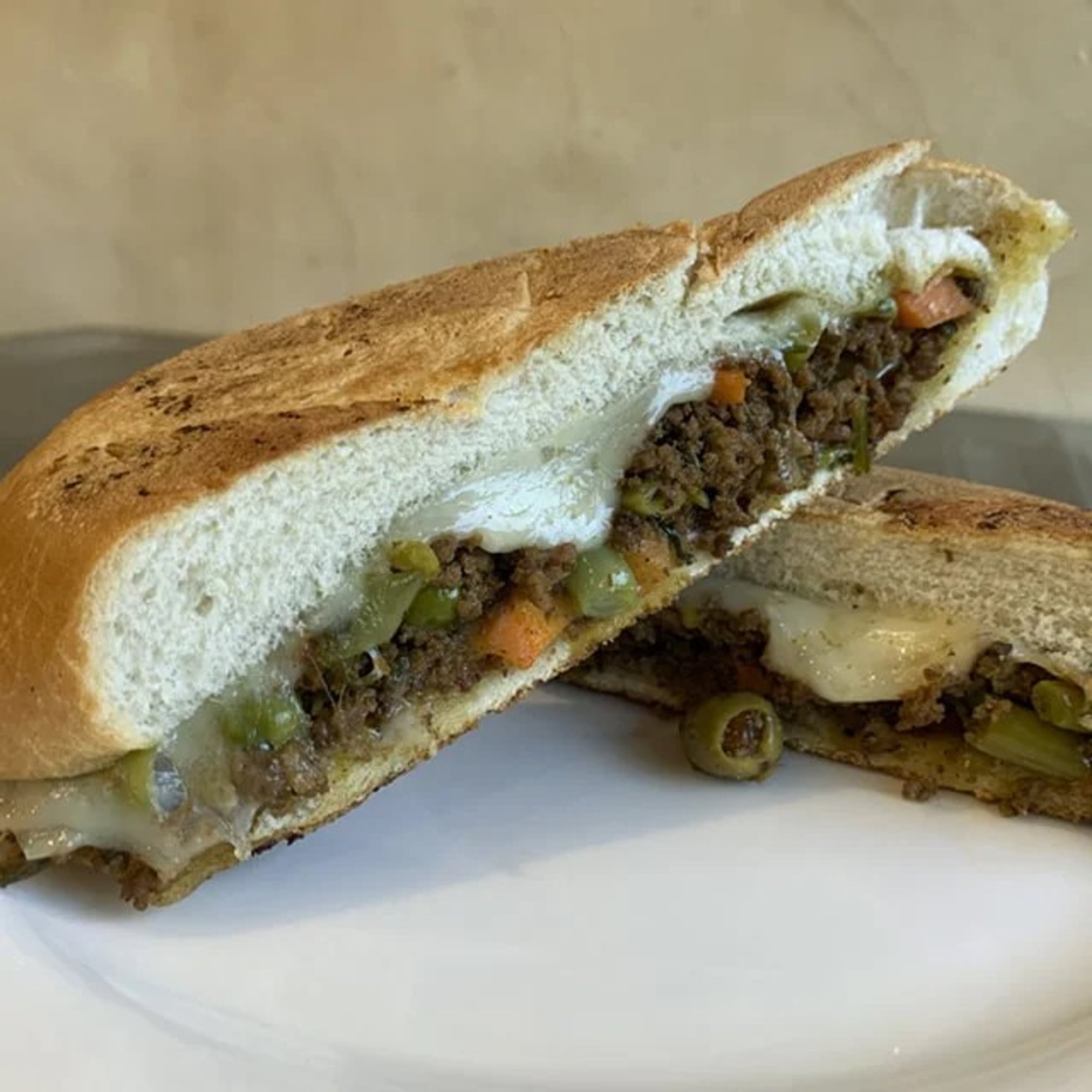 Sandwich picadillo