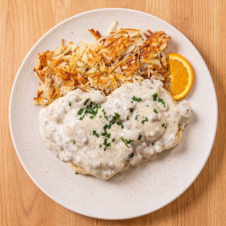 1/2 Biscuits & Gravy