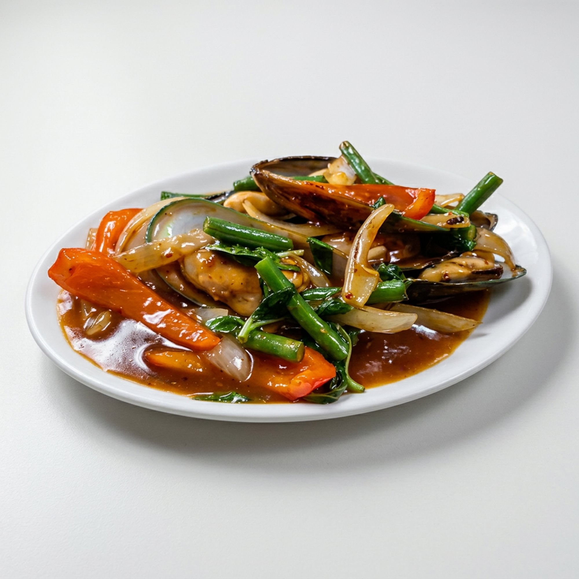 Basil Mussels