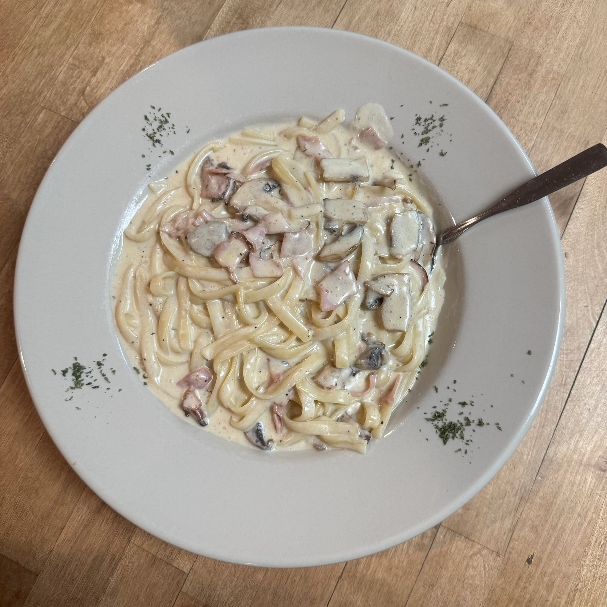 family chicken Alfredo