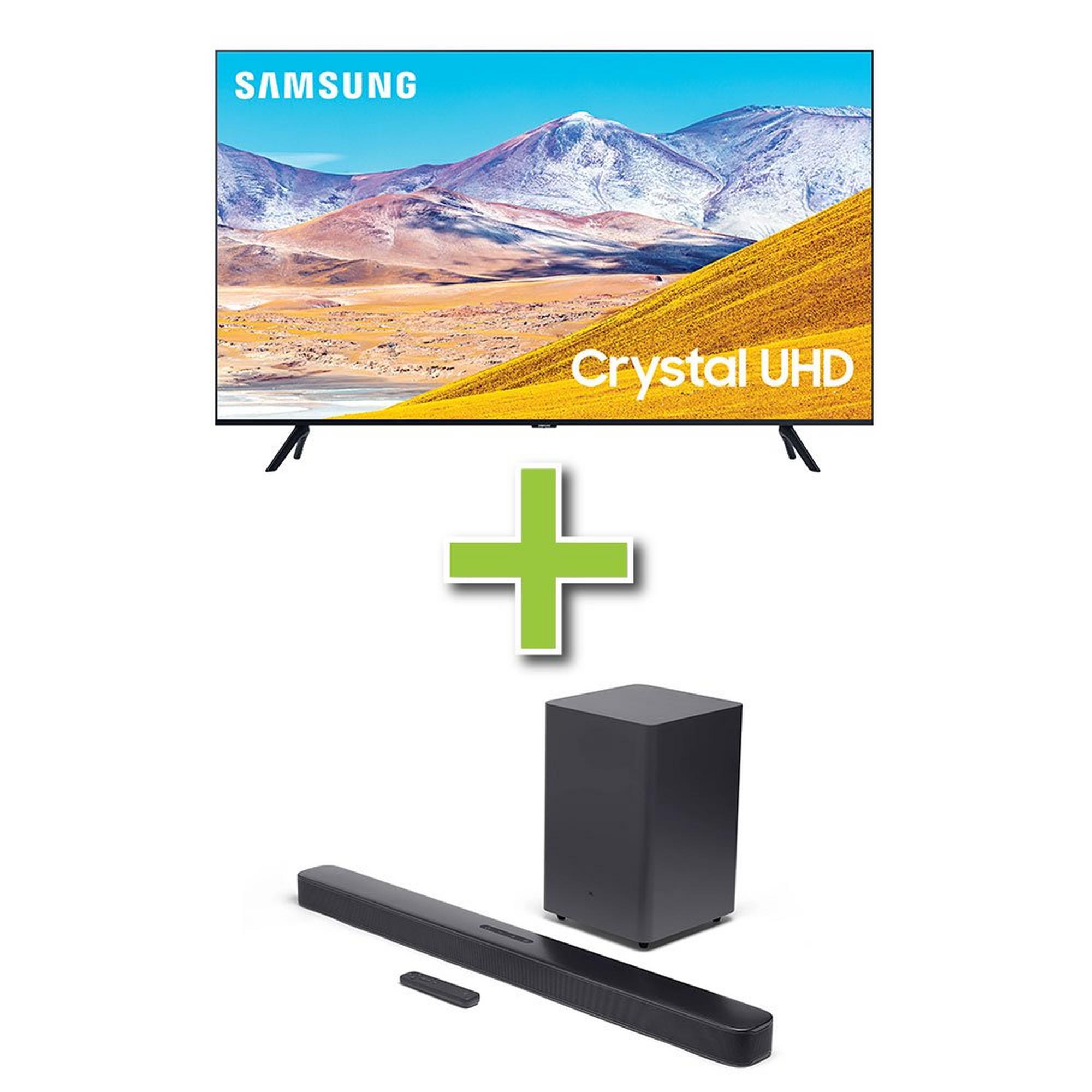 65" Samsung 4K Ultra HD Smart TV & JBL 2.1 ch Soundbar