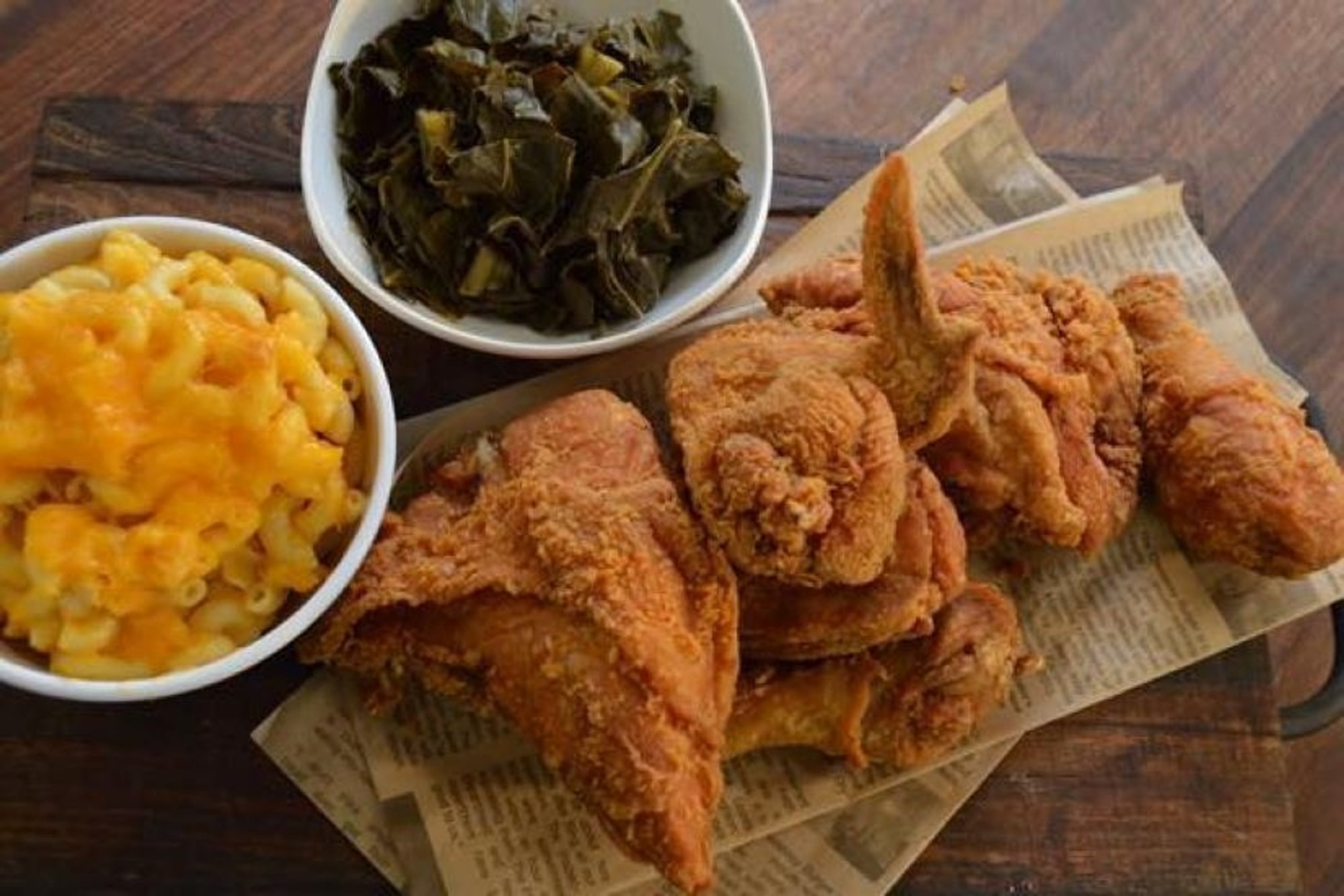 Fried Chicken w/ 3 sides