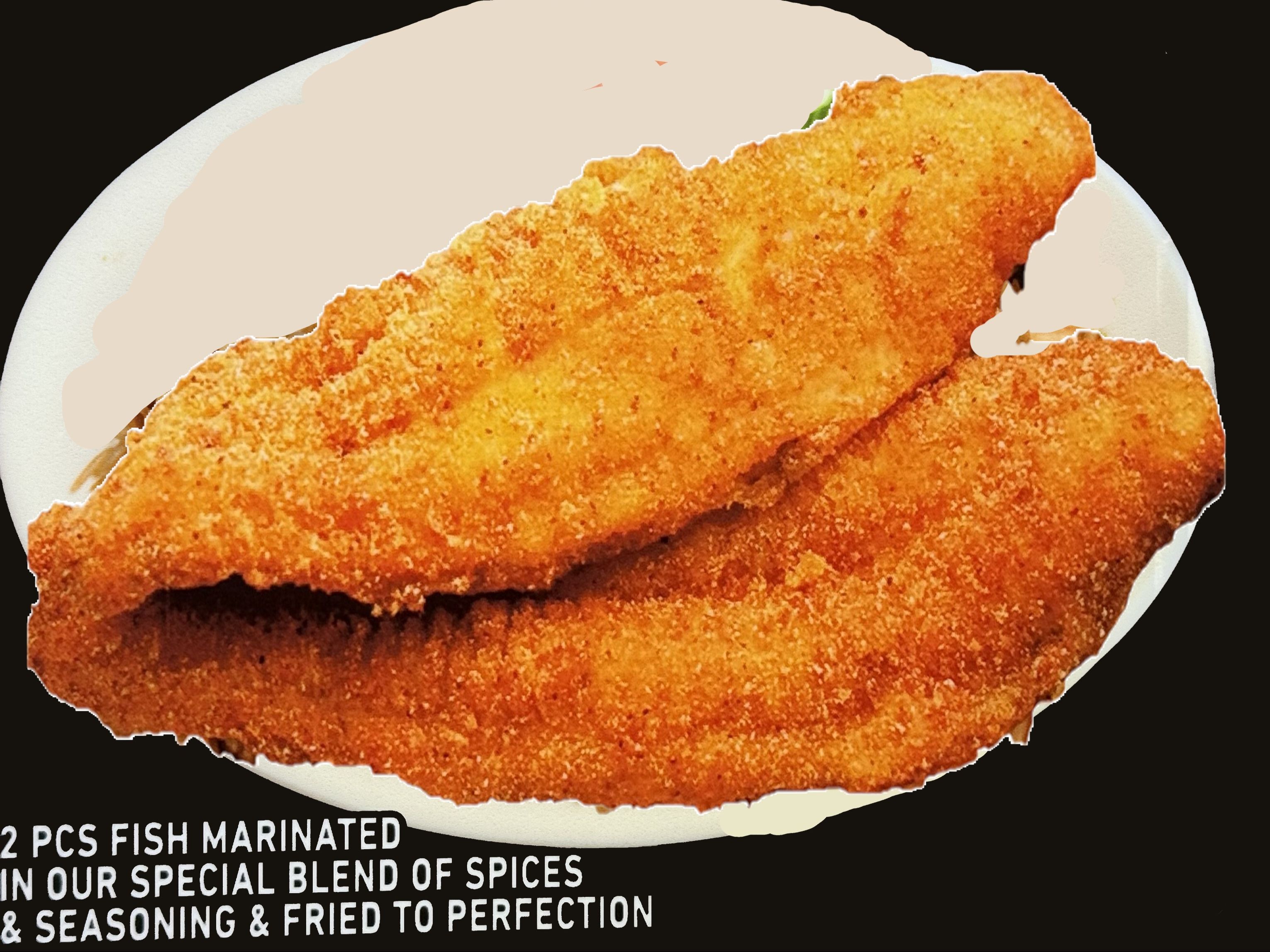 #19 Fried Fish Only 2PCS, Swai Or Tilapia