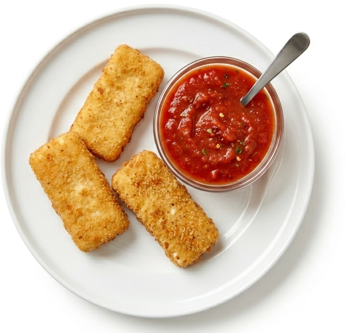 Homemade Fried Mozzarella