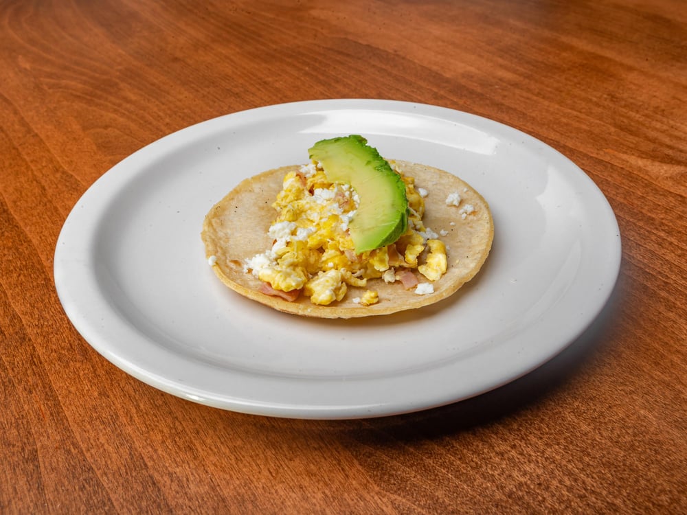 PLATILLO DE (2) TACOS (DESAYUNO)